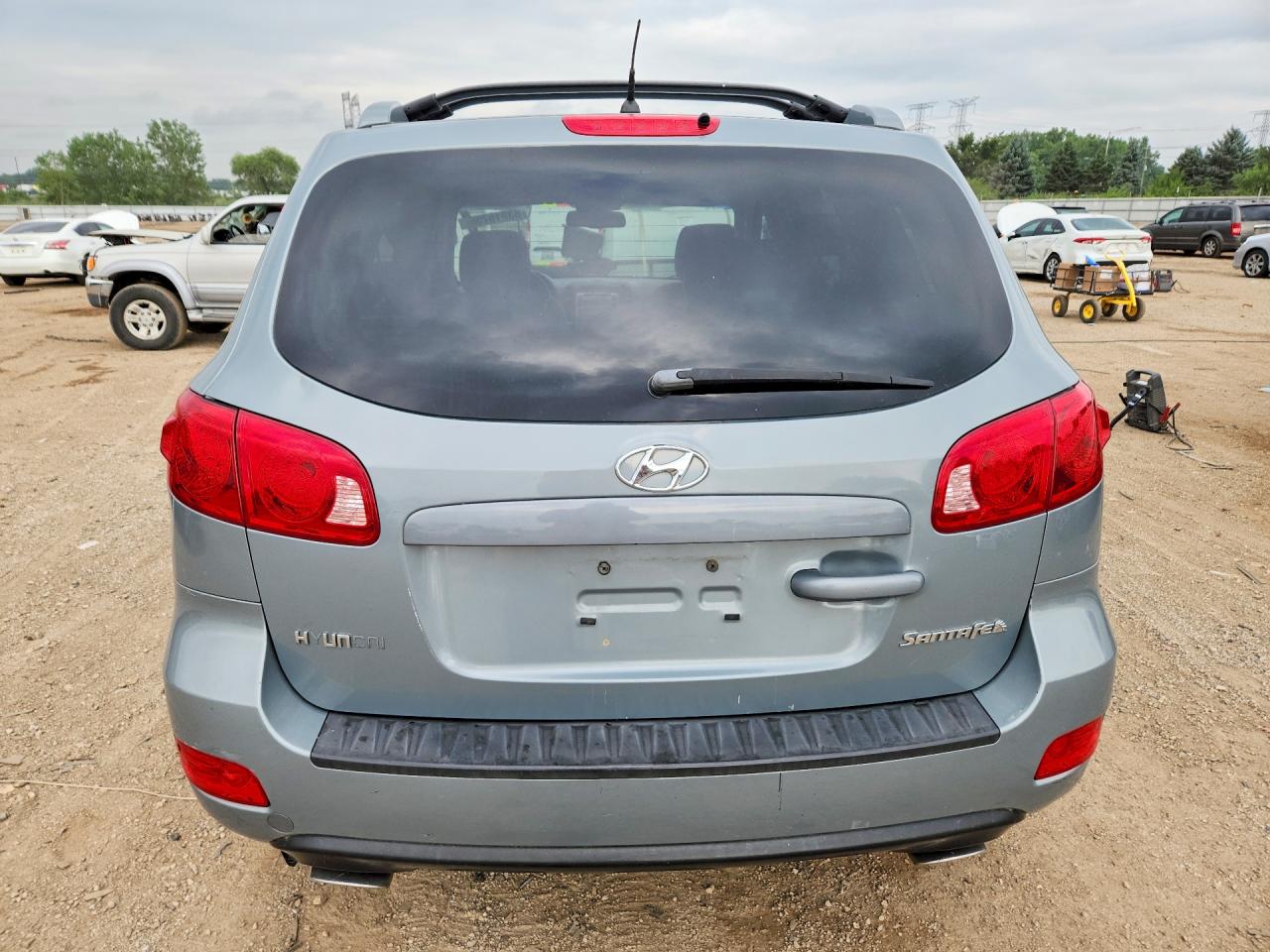 2007 Hyundai Santa Fe Se Gray vin: 5NMSH13E17H024879
