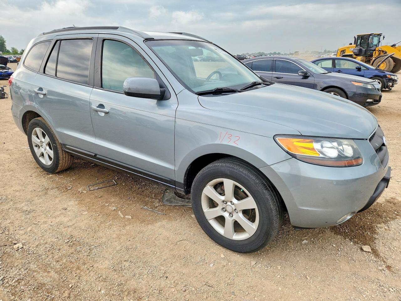 2007 Hyundai Santa Fe Se Gray vin: 5NMSH13E17H024879