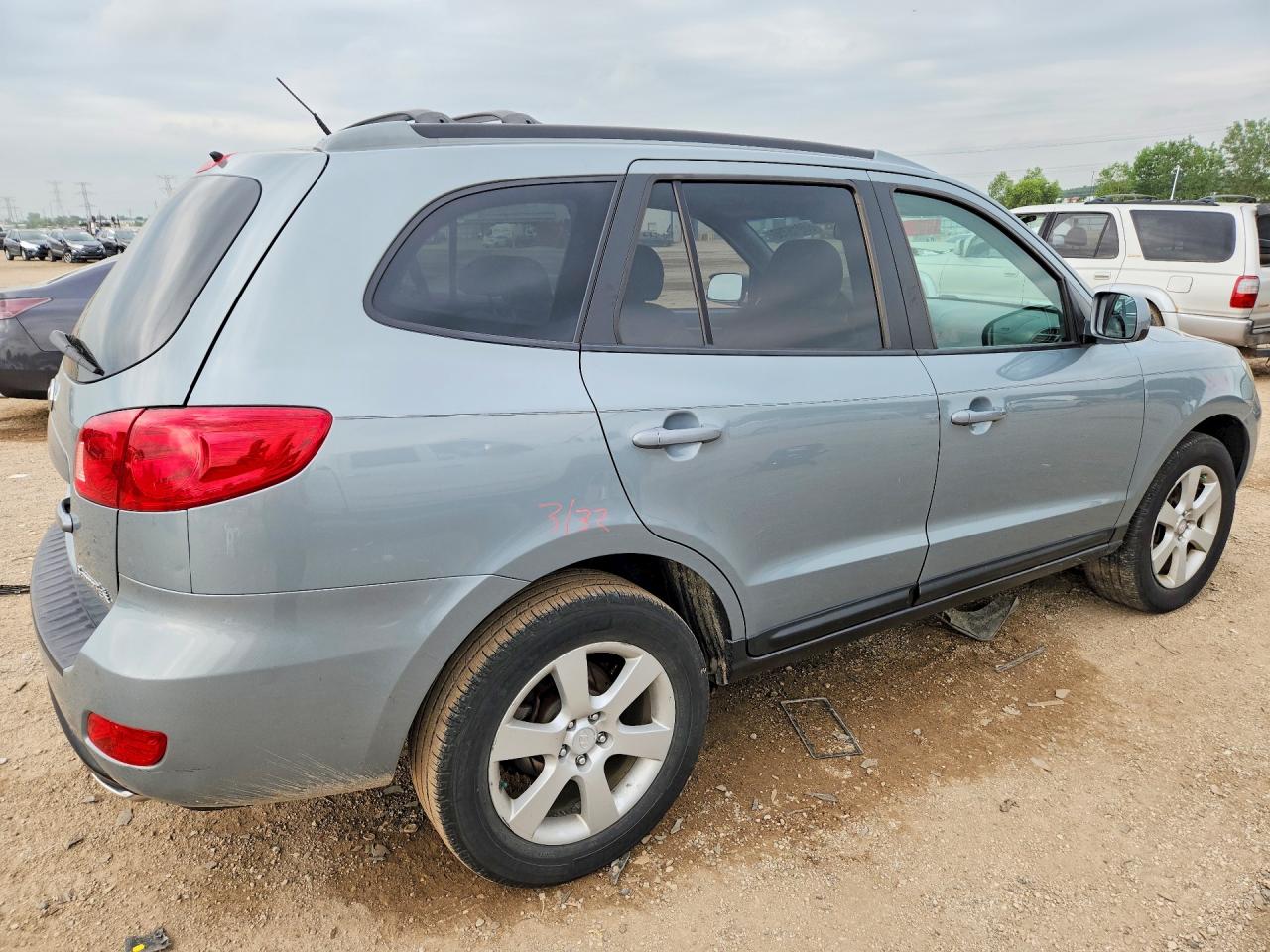 2007 Hyundai Santa Fe Se Gray vin: 5NMSH13E17H024879