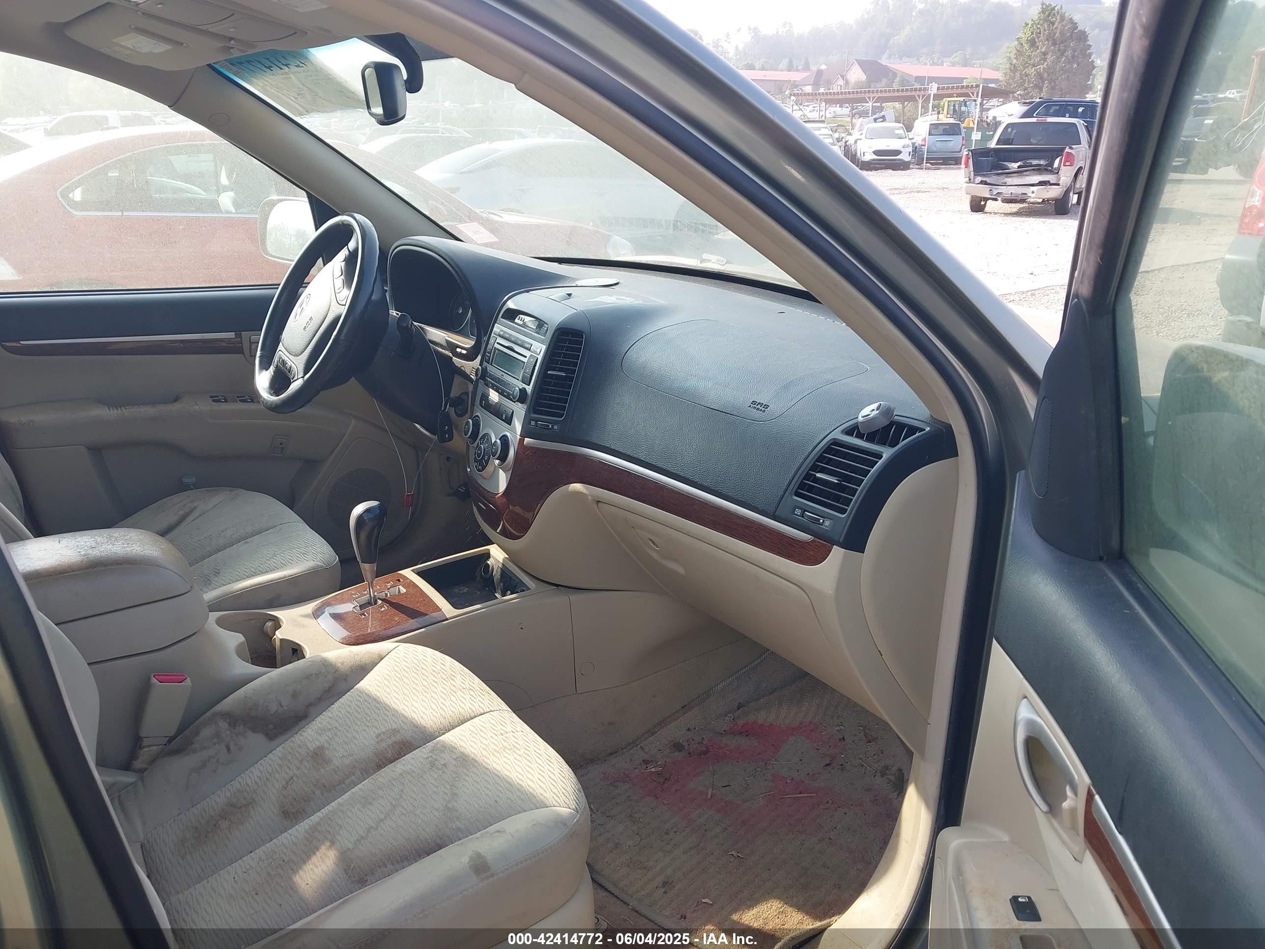 2007 Hyundai Santa Fe Limited/se Green vin: 5NMSH13E17H024915