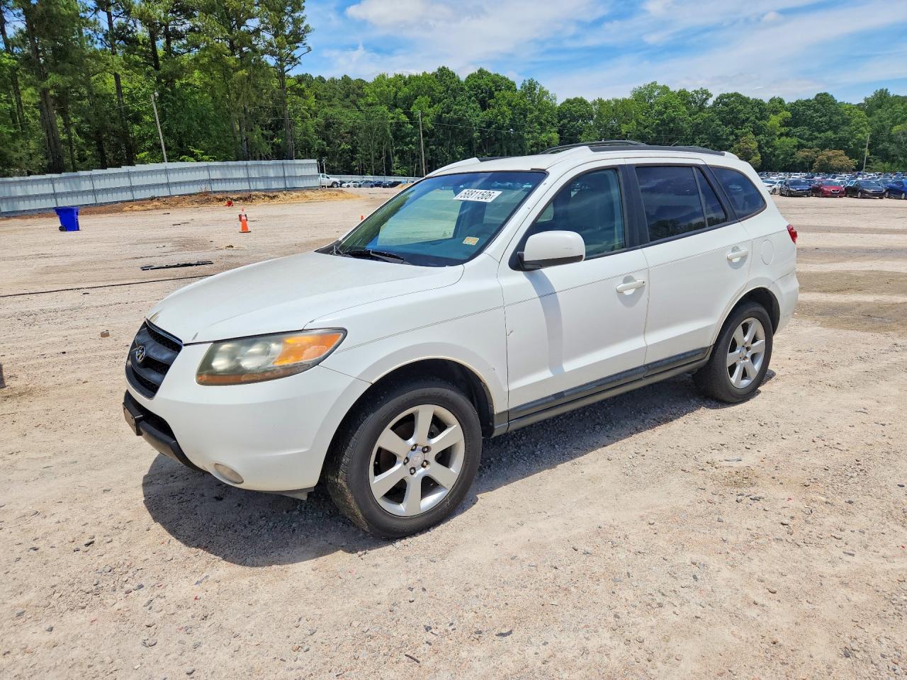 2007 Hyundai Santa Fe Se White vin: 5NMSH13E17H042685