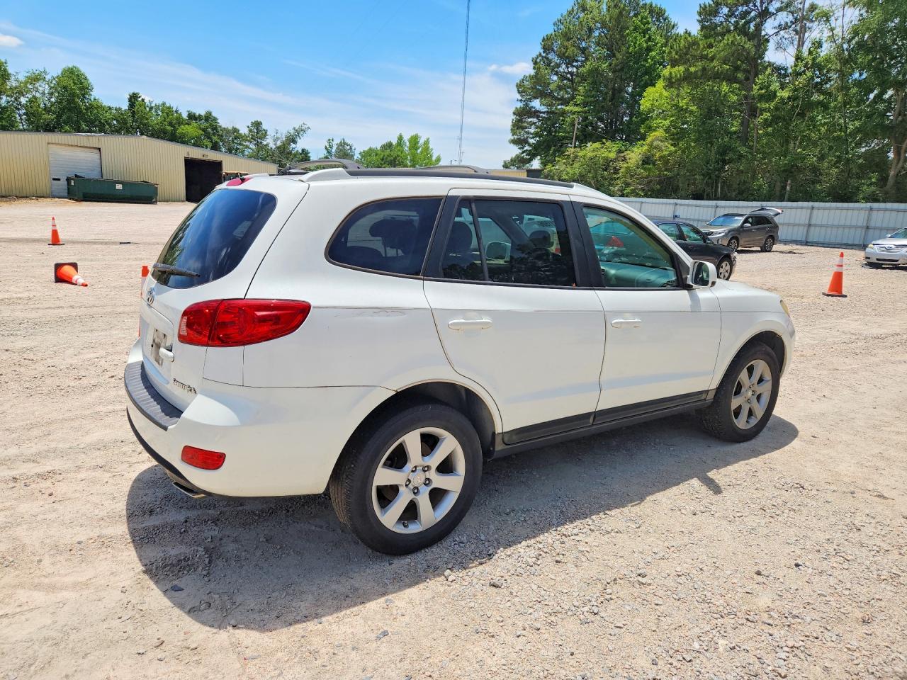 2007 Hyundai Santa Fe Se White vin: 5NMSH13E17H042685
