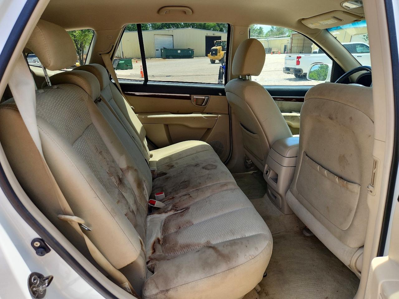 2007 Hyundai Santa Fe Se White vin: 5NMSH13E17H042685