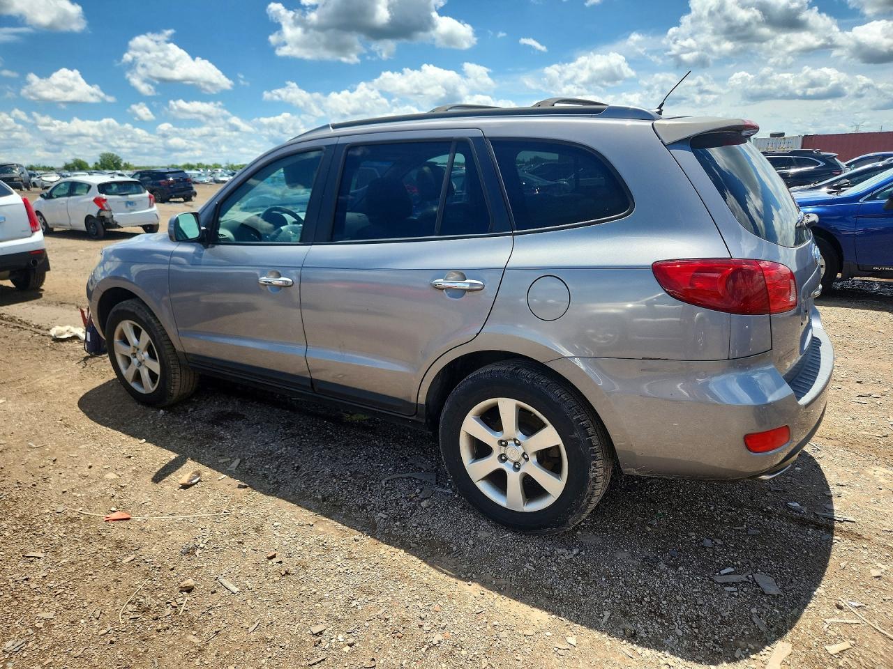 2007 Hyundai Santa Fe Se Silver vin: 5NMSH13E17H066551