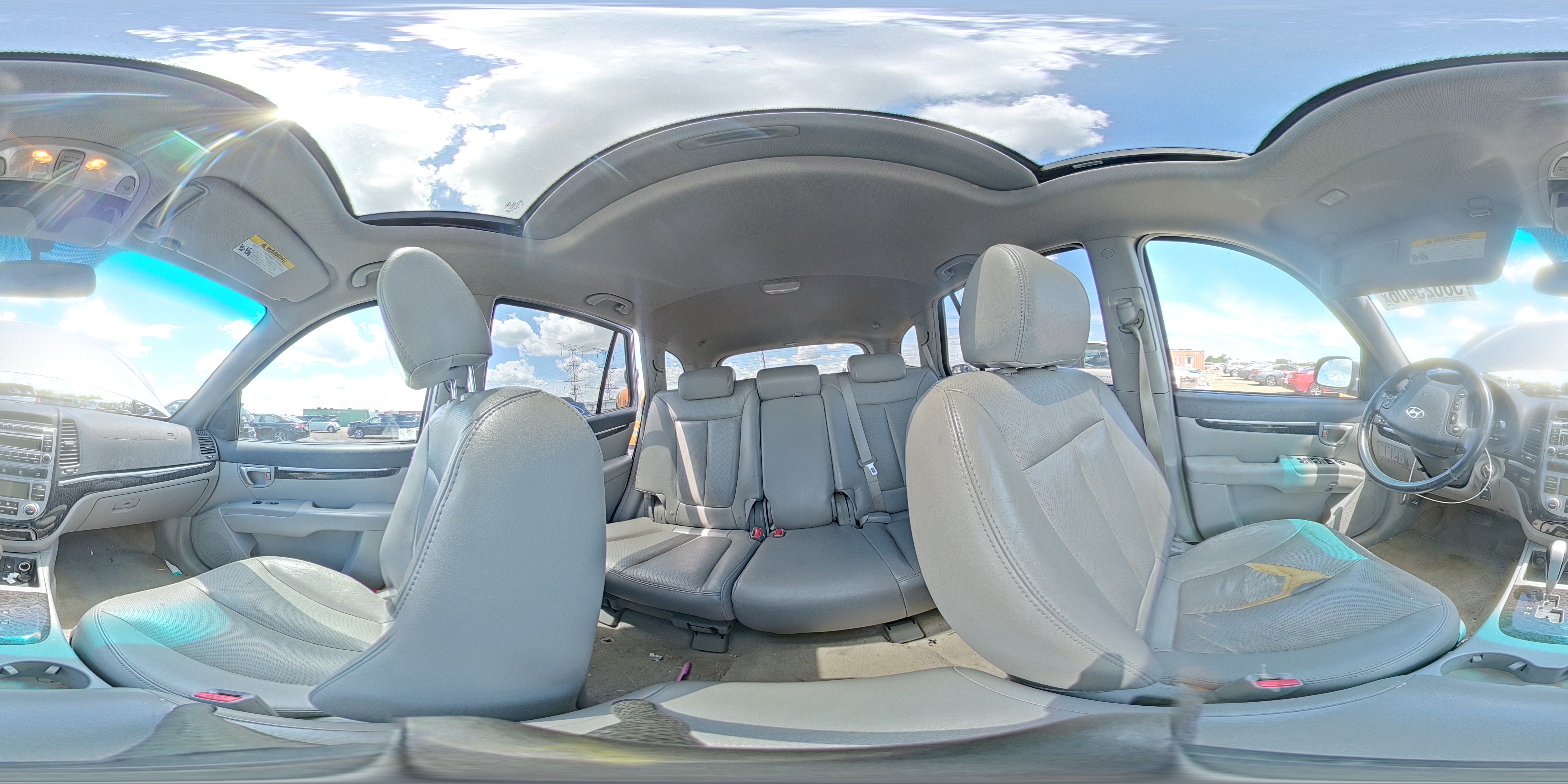 2007 Hyundai Santa Fe Se Silver vin: 5NMSH13E17H066551