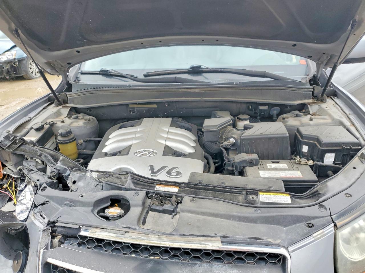 2007 Hyundai Santa Fe Se Silver vin: 5NMSH13E17H073631
