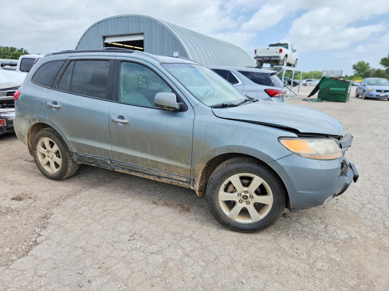 2007 Hyundai Santa Fe Se Turquoise vin: 5NMSH13E17H095922