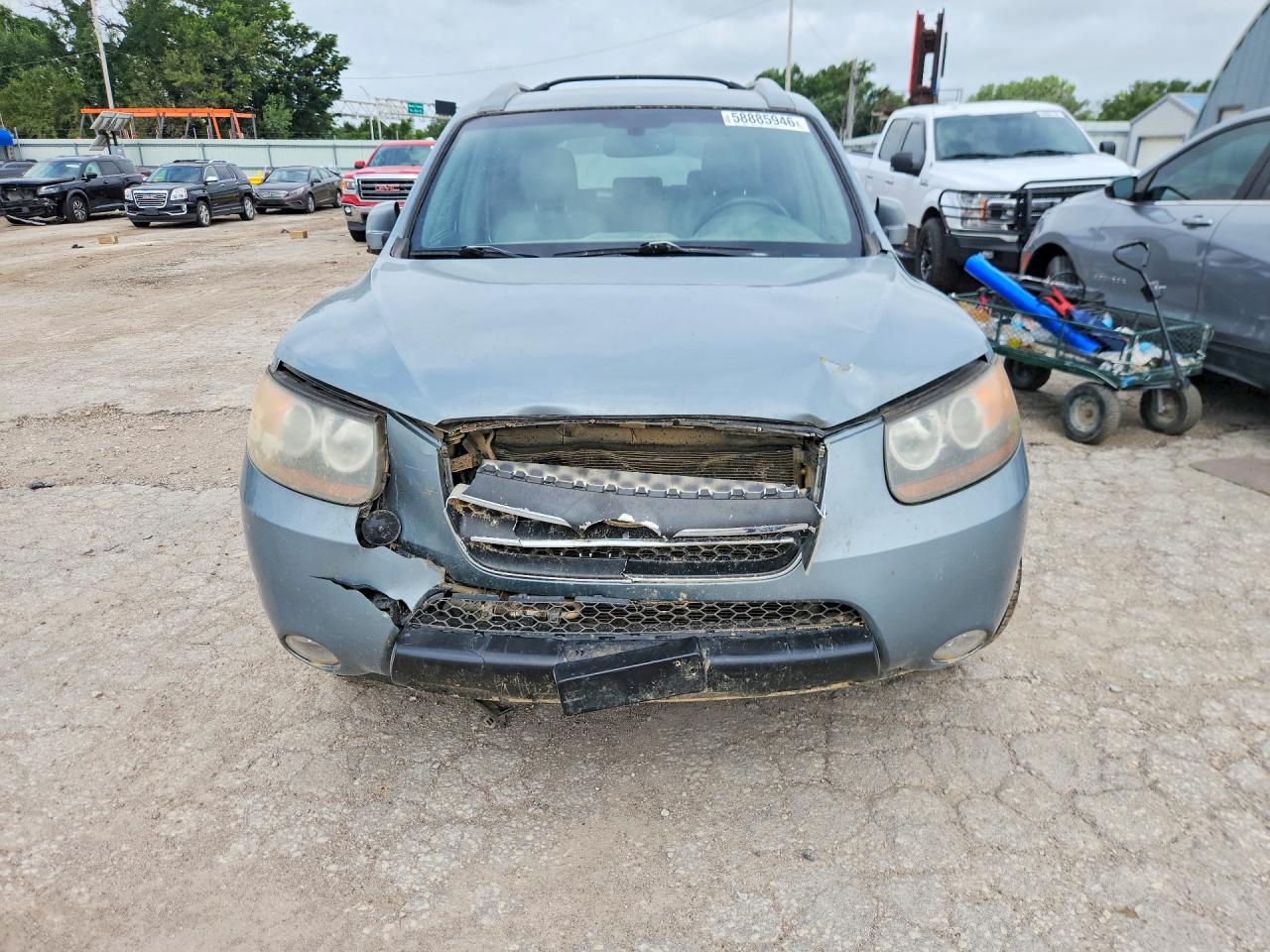 2007 Hyundai Santa Fe Se Turquoise vin: 5NMSH13E17H095922