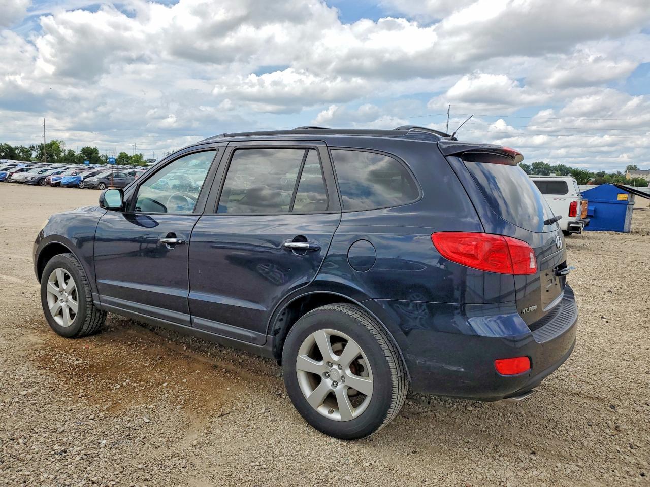 2008 Hyundai Santa Fe Se Blue vin: 5NMSH13E18H201920