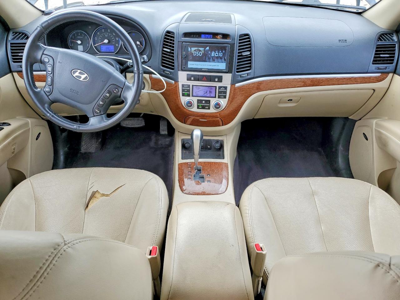 2008 Hyundai Santa Fe Se Blue vin: 5NMSH13E18H201920