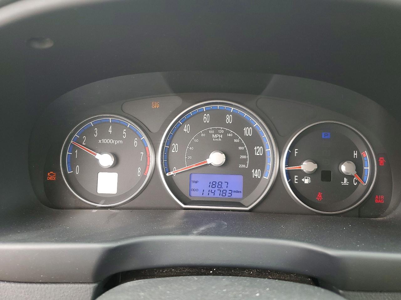2008 Hyundai Santa Fe Se Blue vin: 5NMSH13E18H201920