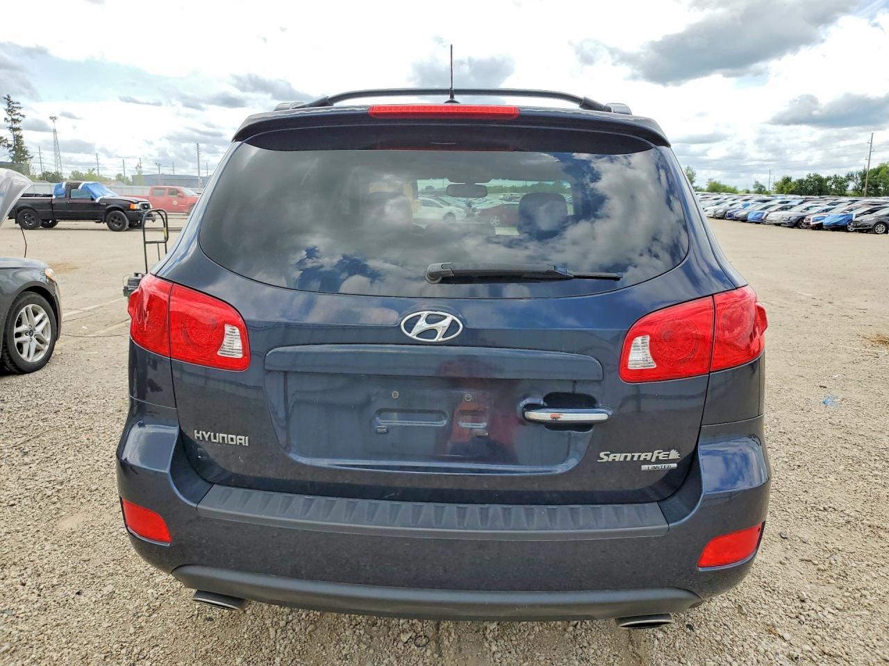 2008 Hyundai Santa Fe Se Blue vin: 5NMSH13E18H201920