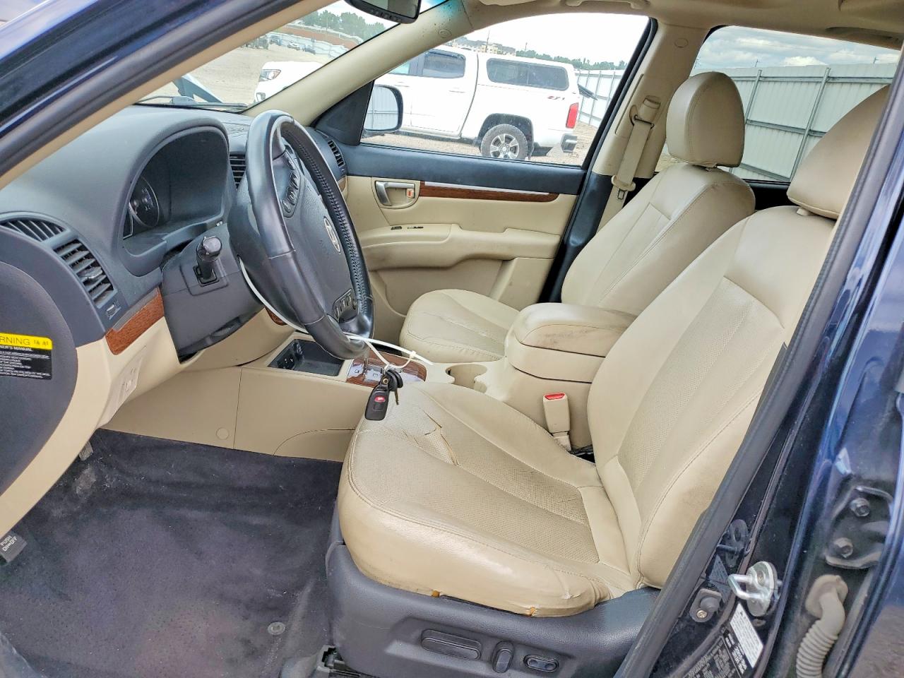 2008 Hyundai Santa Fe Se Blue vin: 5NMSH13E18H201920