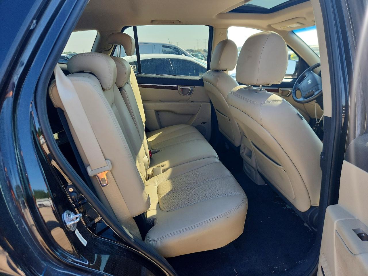 2008 Hyundai Santa Fe Se Black vin: 5NMSH13E18H221147