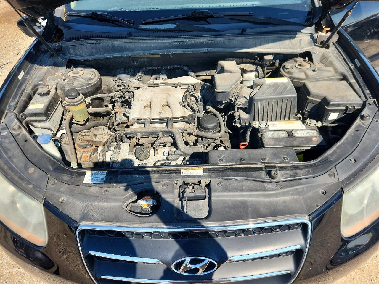 2008 Hyundai Santa Fe Se Black vin: 5NMSH13E18H221147