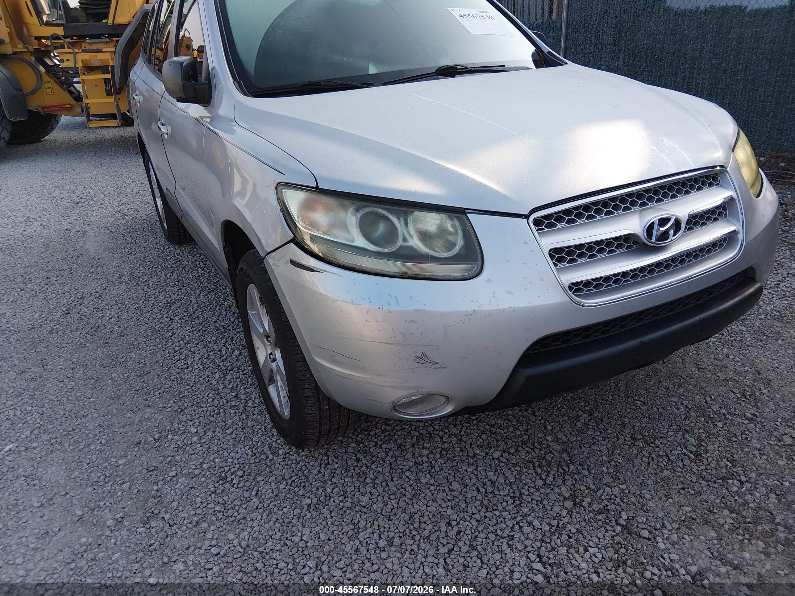 2008 Hyundai Santa Fe Limited/se Серебряный vin: 5NMSH13E18H223836
