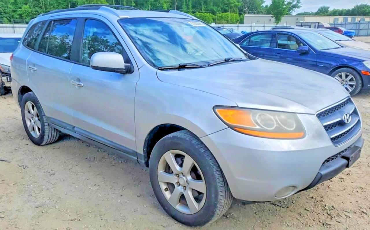 2009 Hyundai Santa Fe Limited Silver vin: 5NMSH13E19H294181