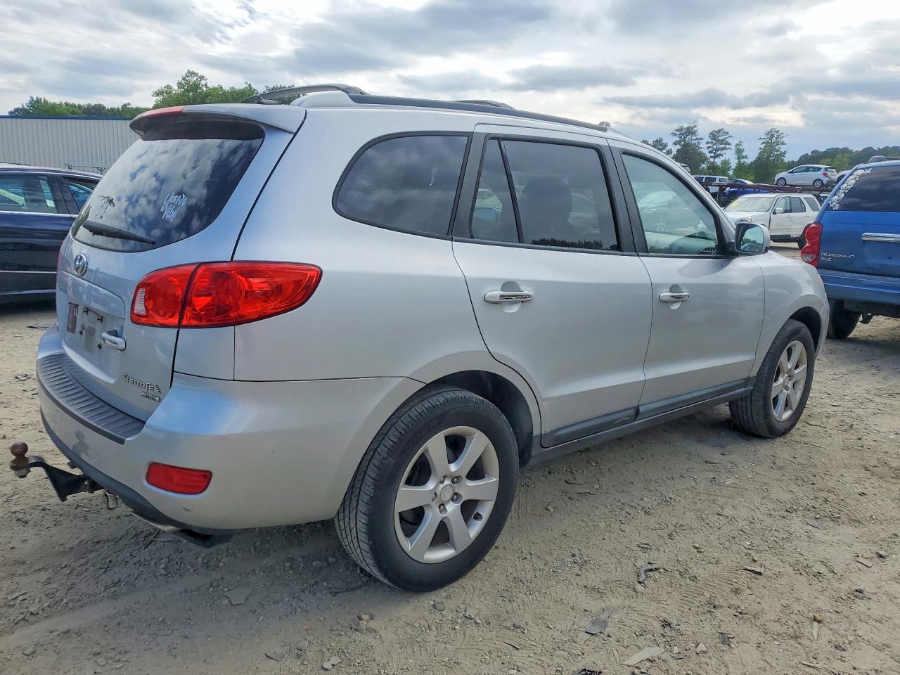 2009 Hyundai Santa Fe Limited Silver vin: 5NMSH13E19H294181