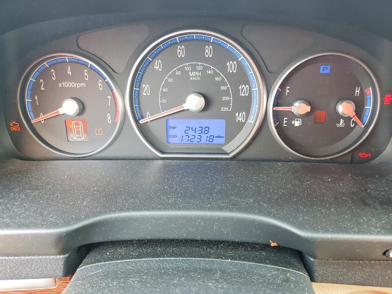 2007 Hyundai Santa Fe Se Blue vin: 5NMSH13E27H008125