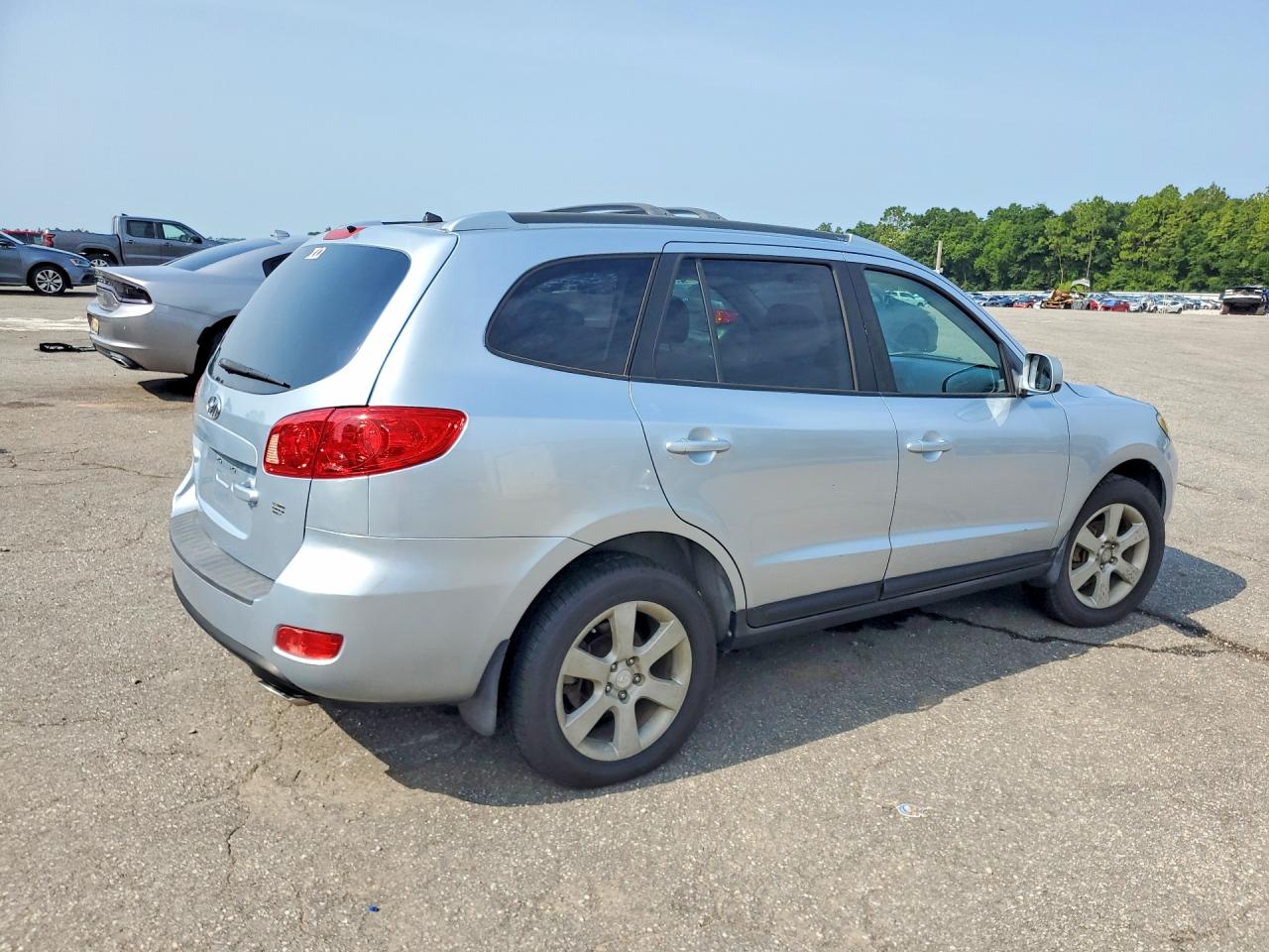 2007 Hyundai Santa Fe Se Blue vin: 5NMSH13E27H008125