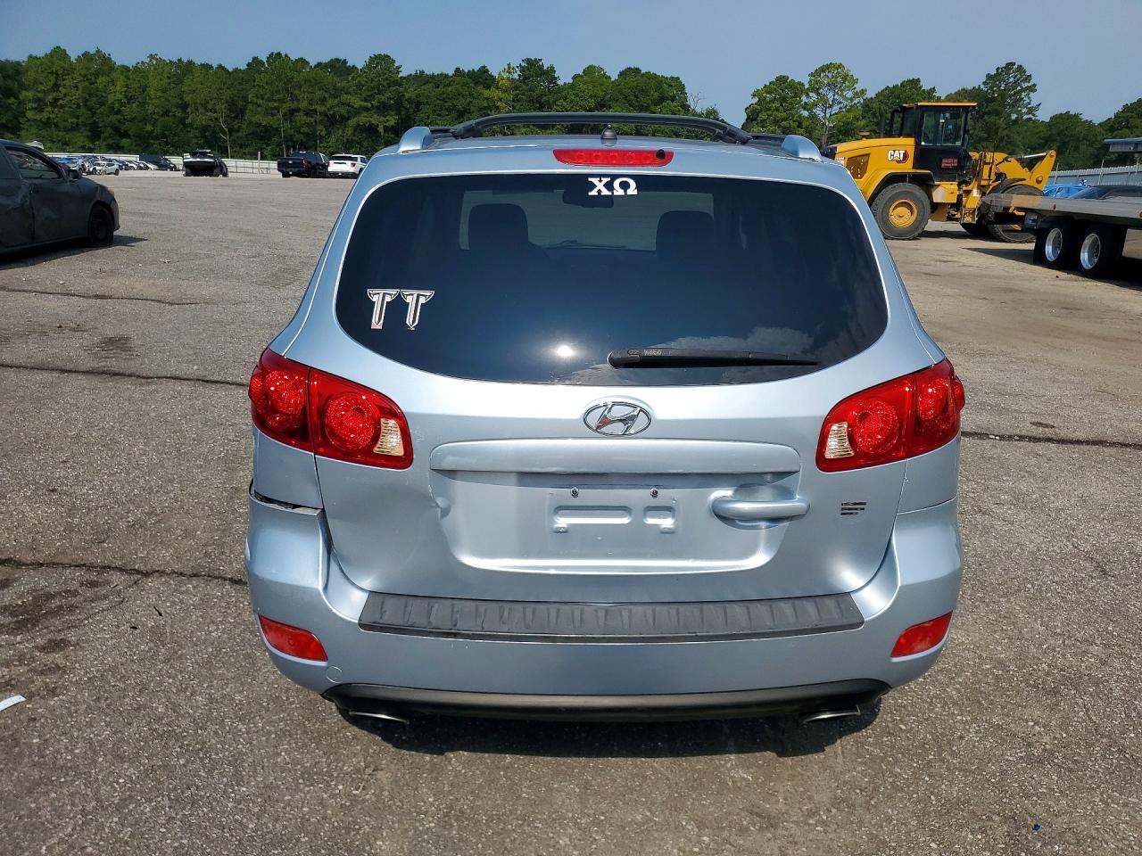 2007 Hyundai Santa Fe Se Blue vin: 5NMSH13E27H008125