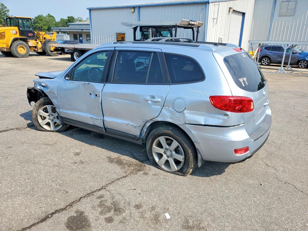 2007 Hyundai Santa Fe Se Blue vin: 5NMSH13E27H008125