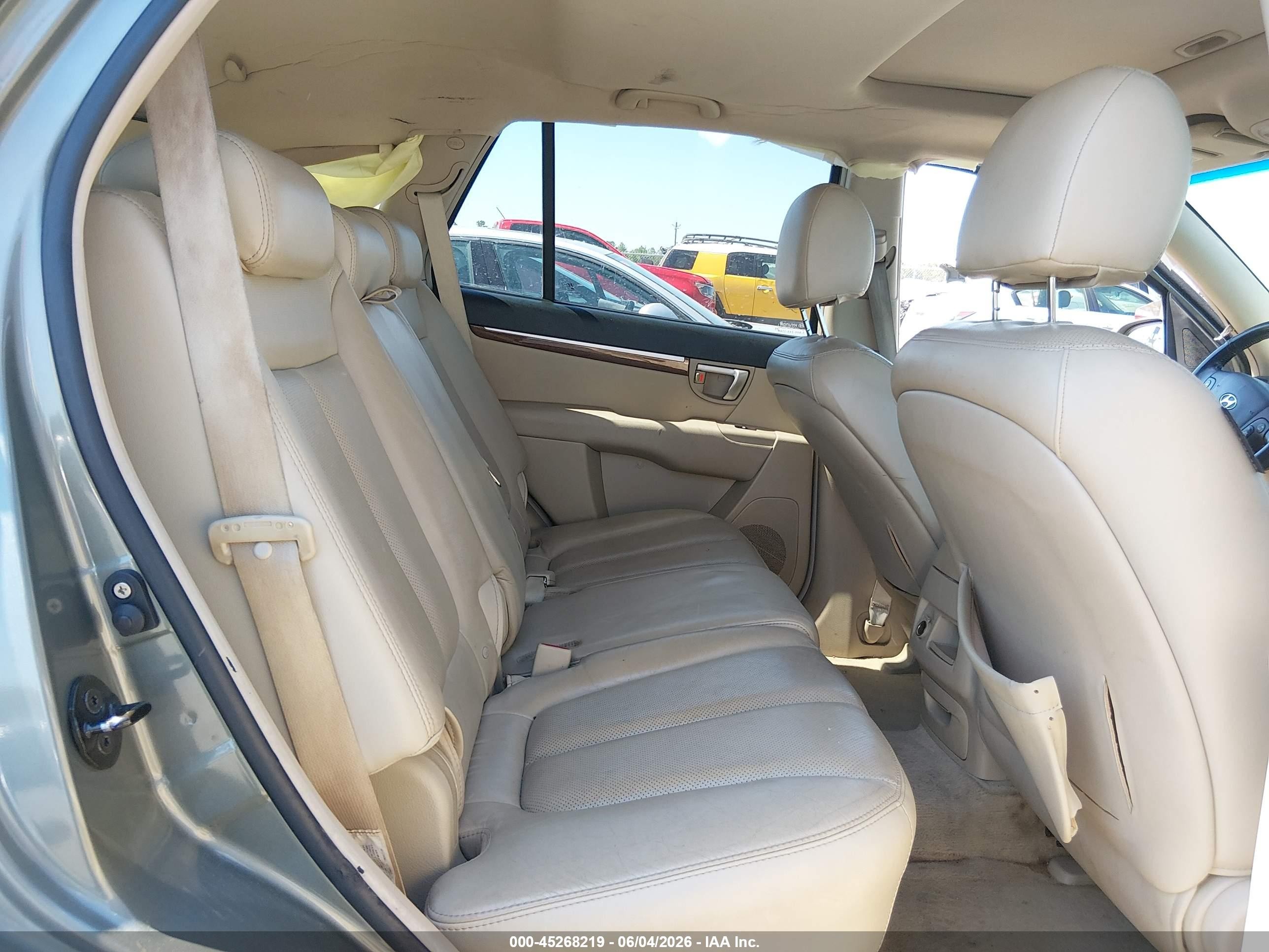 2007 Hyundai Santa Fe Limited/se Green vin: 5NMSH13E27H022140