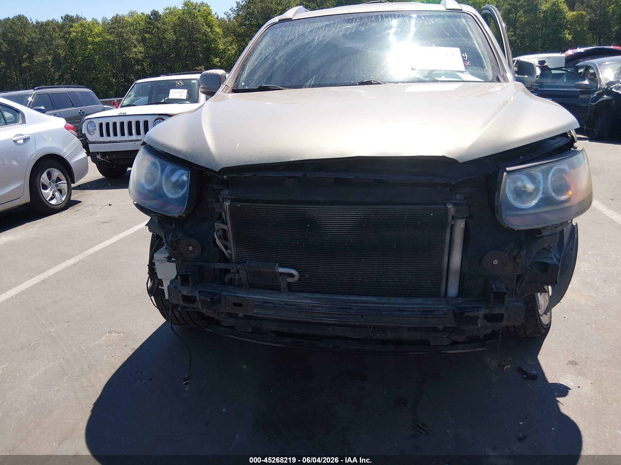 2007 Hyundai Santa Fe Limited/se Green vin: 5NMSH13E27H022140