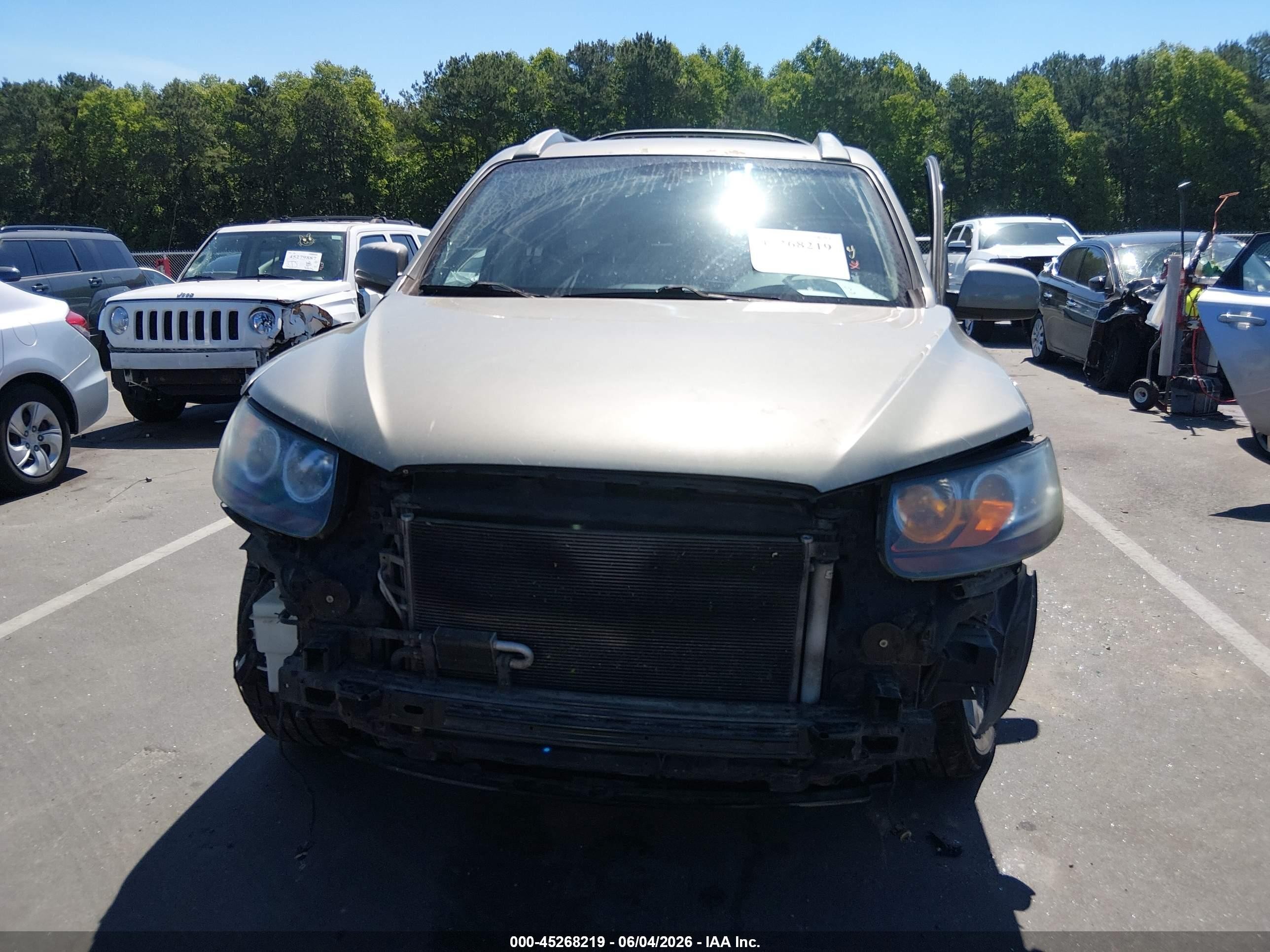 2007 Hyundai Santa Fe Limited/se Green vin: 5NMSH13E27H022140