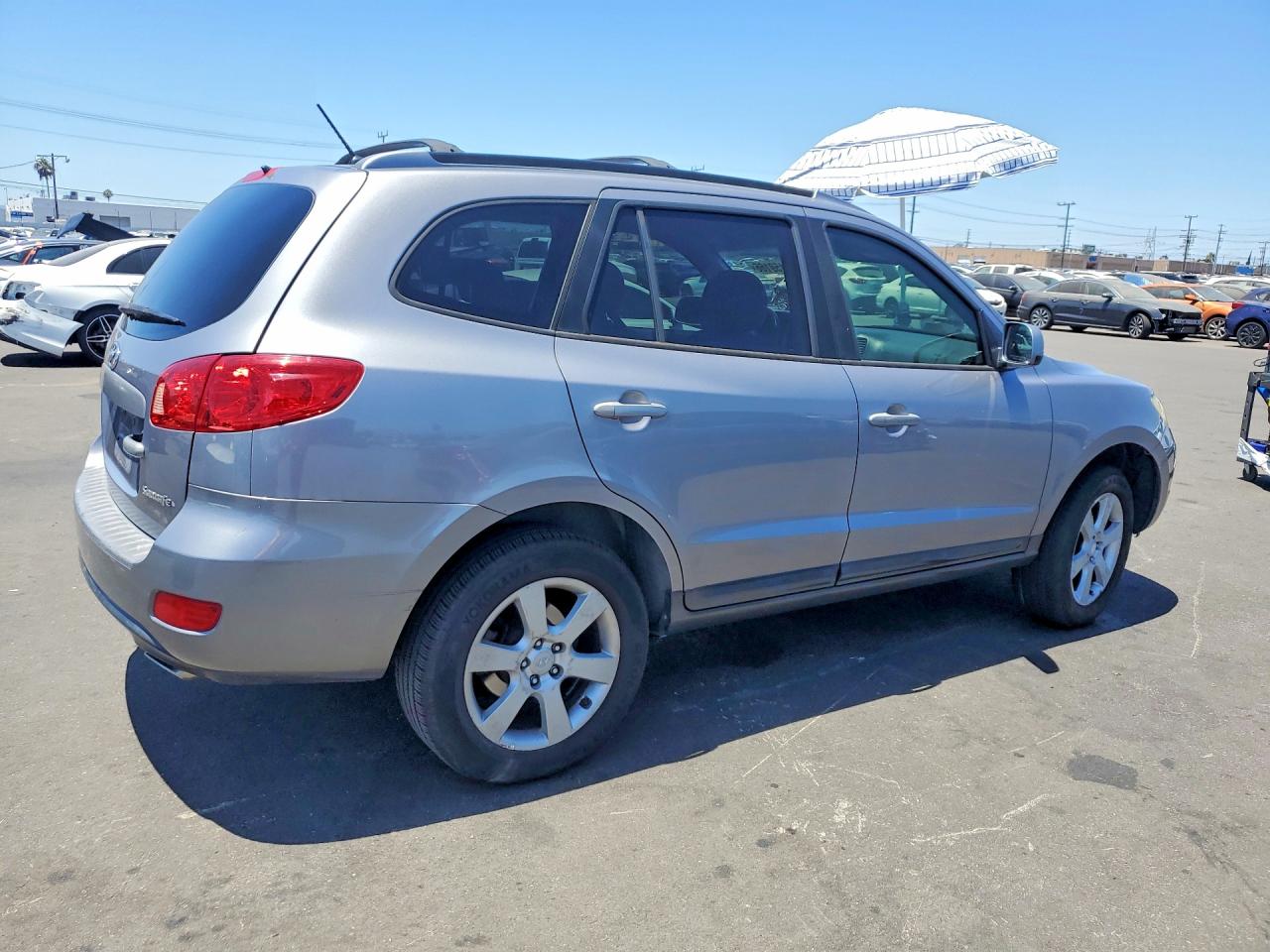 2007 Hyundai Santa Fe Se Silver vin: 5NMSH13E27H028259