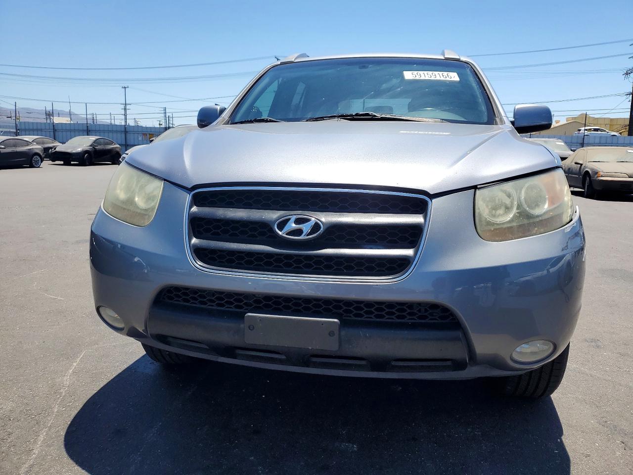 2007 Hyundai Santa Fe Se Silver vin: 5NMSH13E27H028259
