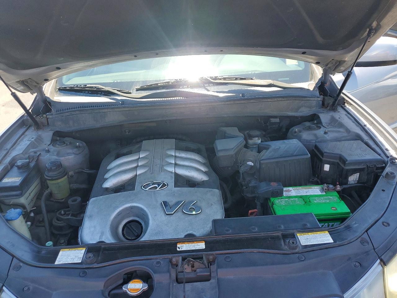 2007 Hyundai Santa Fe Se Silver vin: 5NMSH13E27H028259