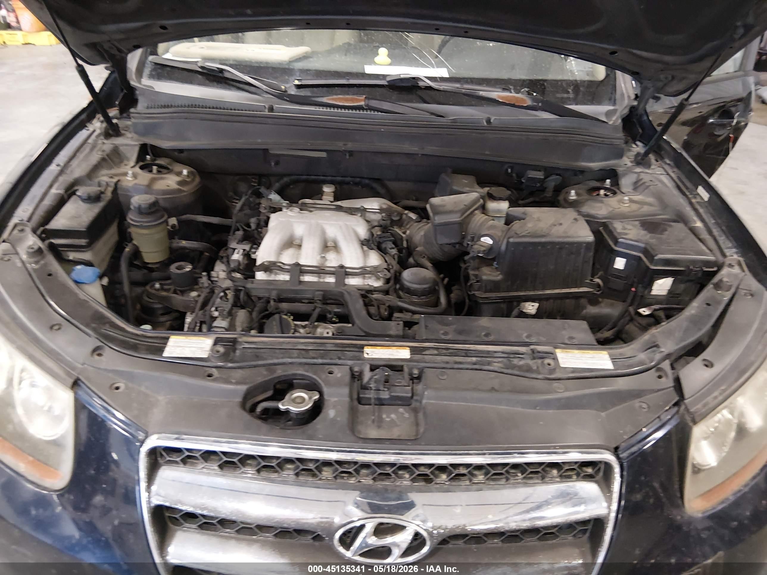 2007 Hyundai Santa Fe Limited/se Dark Blue vin: 5NMSH13E27H036250