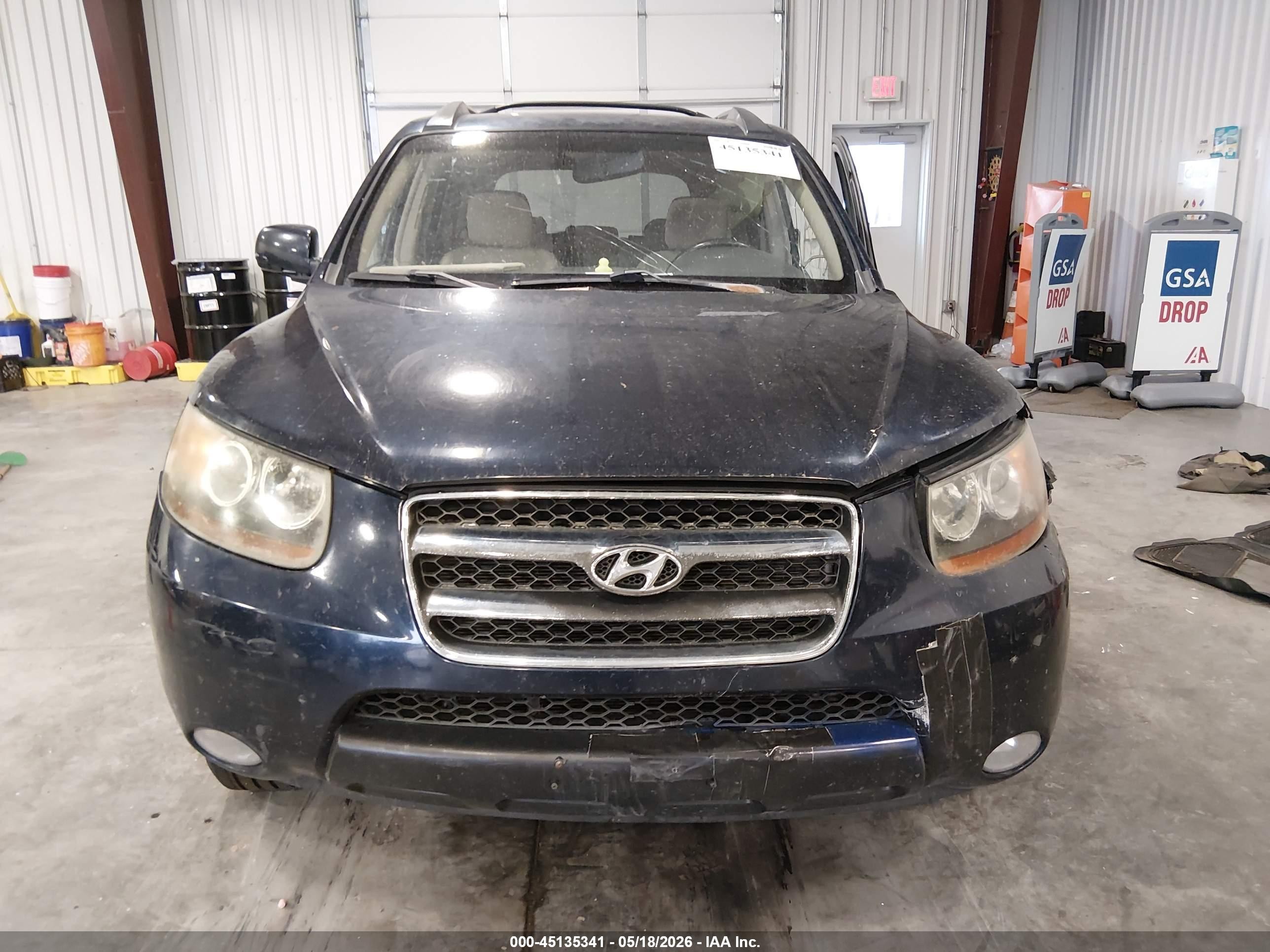 2007 Hyundai Santa Fe Limited/se Dark Blue vin: 5NMSH13E27H036250