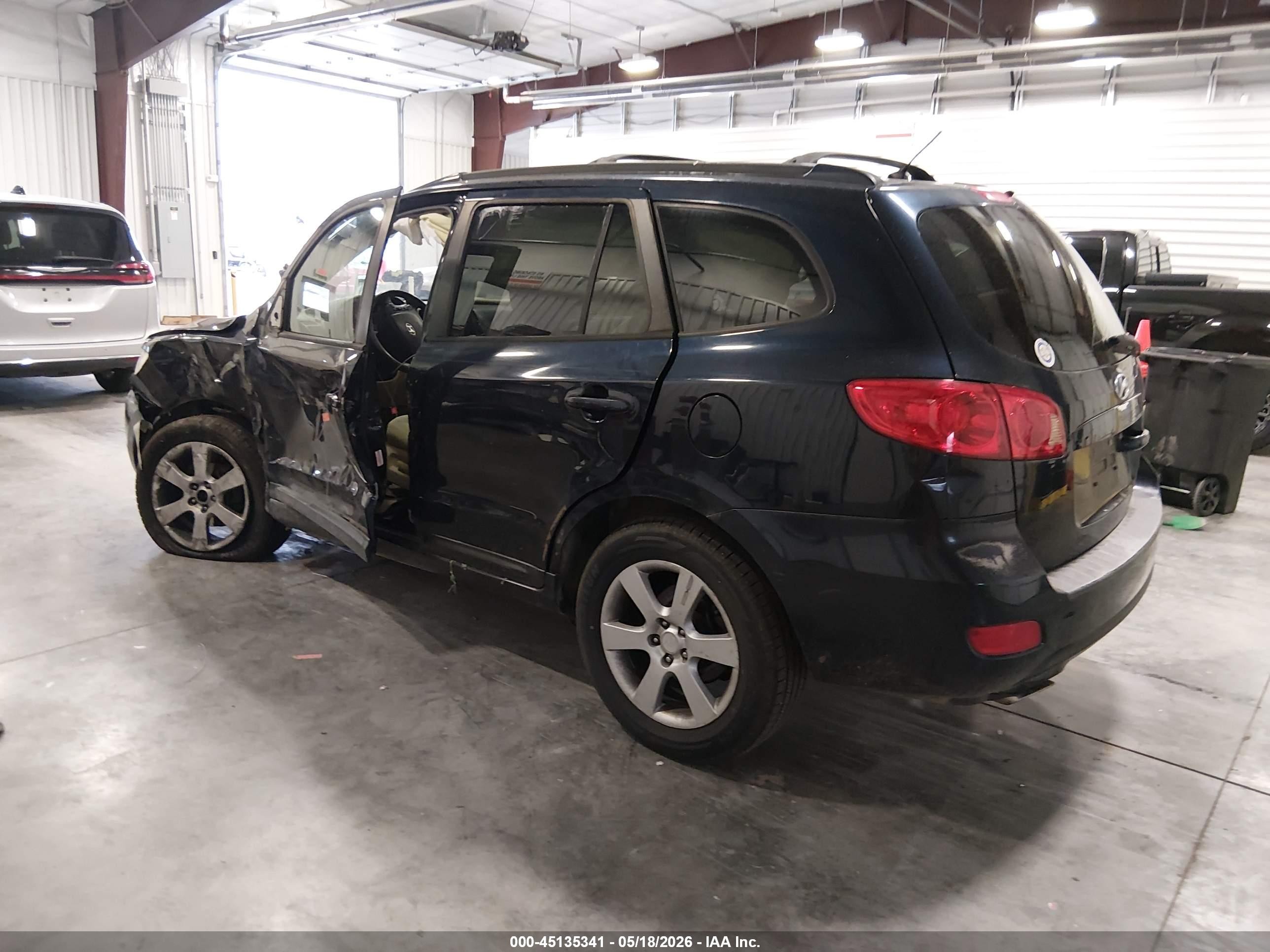 2007 Hyundai Santa Fe Limited/se Dark Blue vin: 5NMSH13E27H036250
