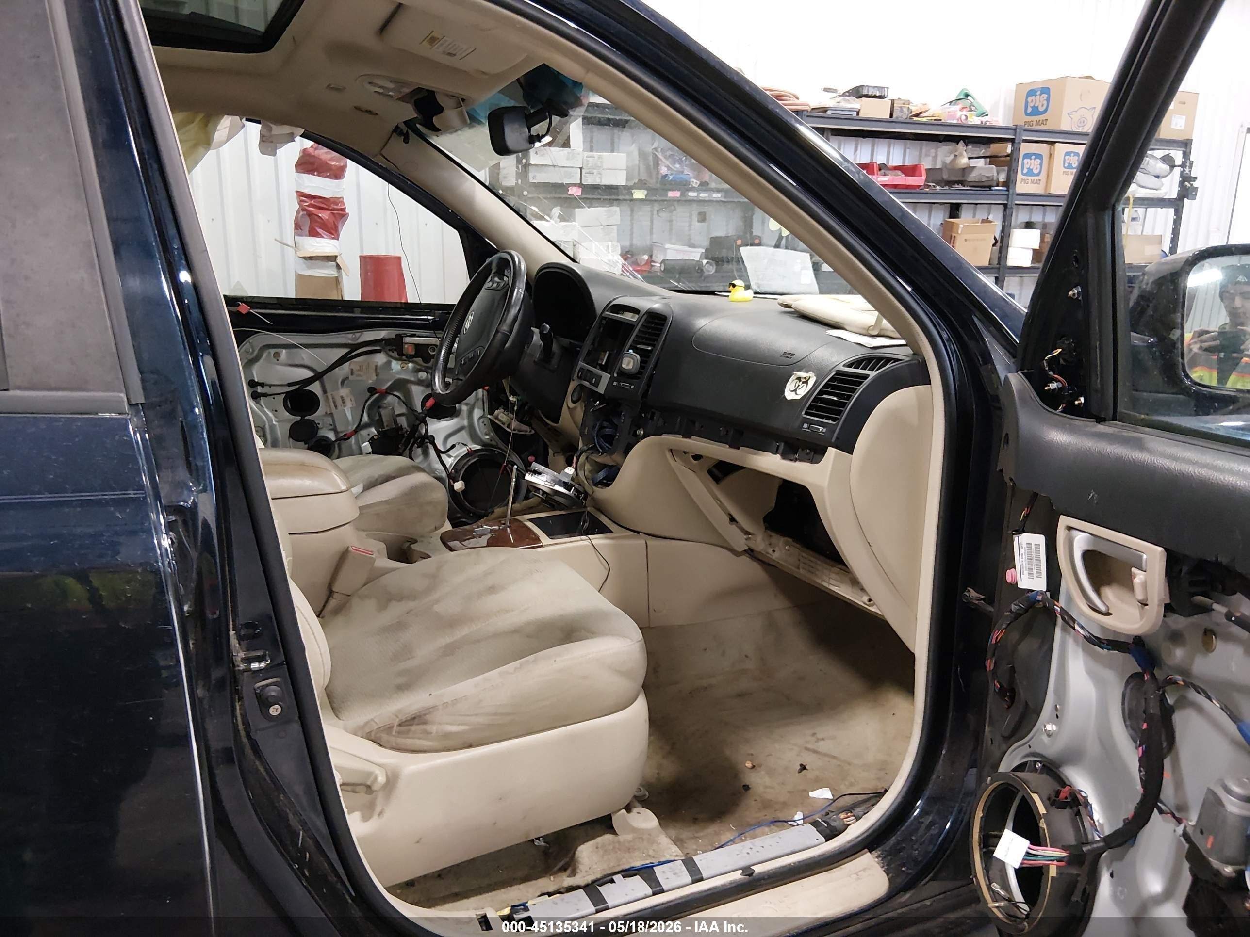 2007 Hyundai Santa Fe Limited/se Dark Blue vin: 5NMSH13E27H036250