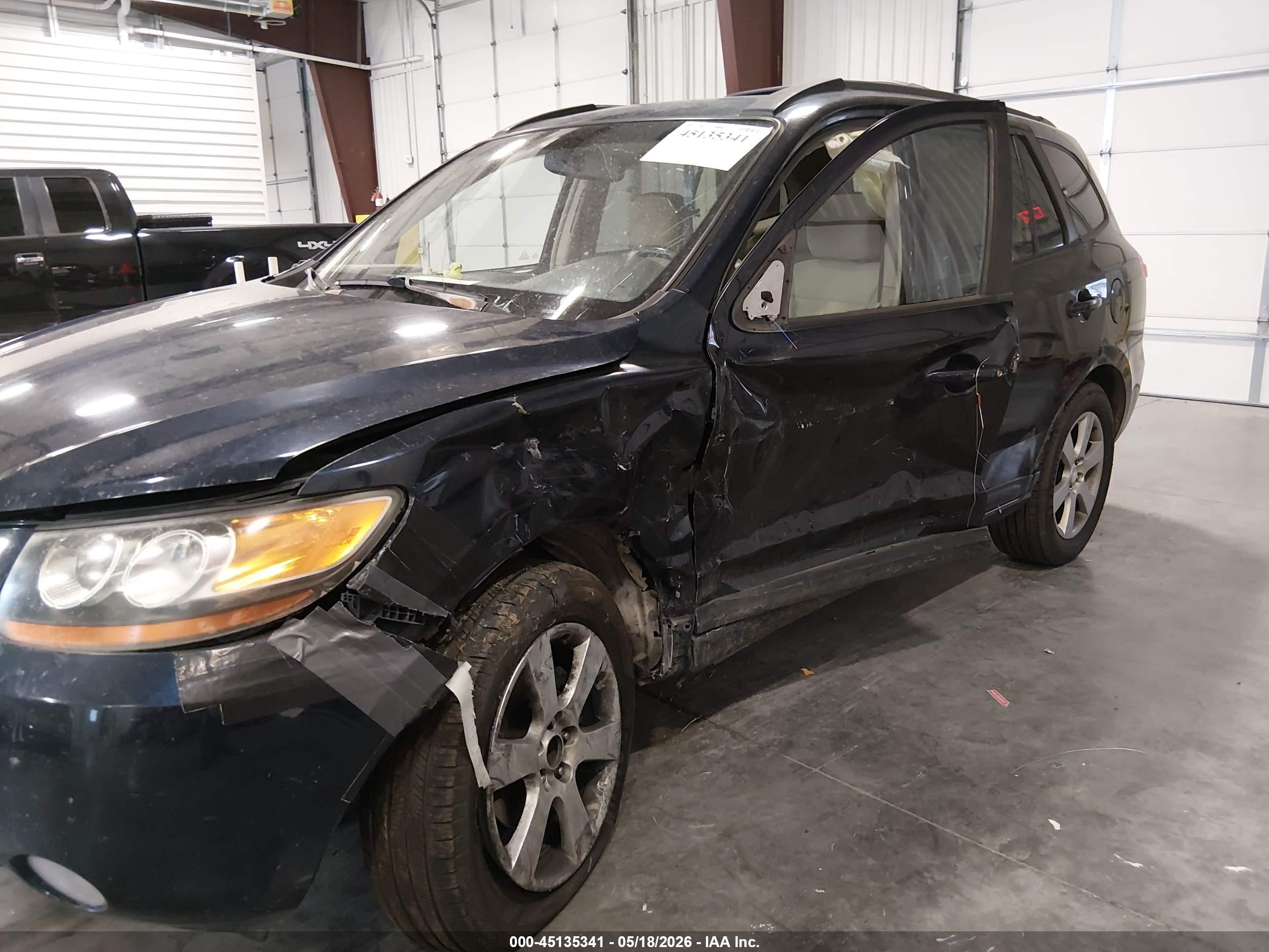 2007 Hyundai Santa Fe Limited/se Dark Blue vin: 5NMSH13E27H036250