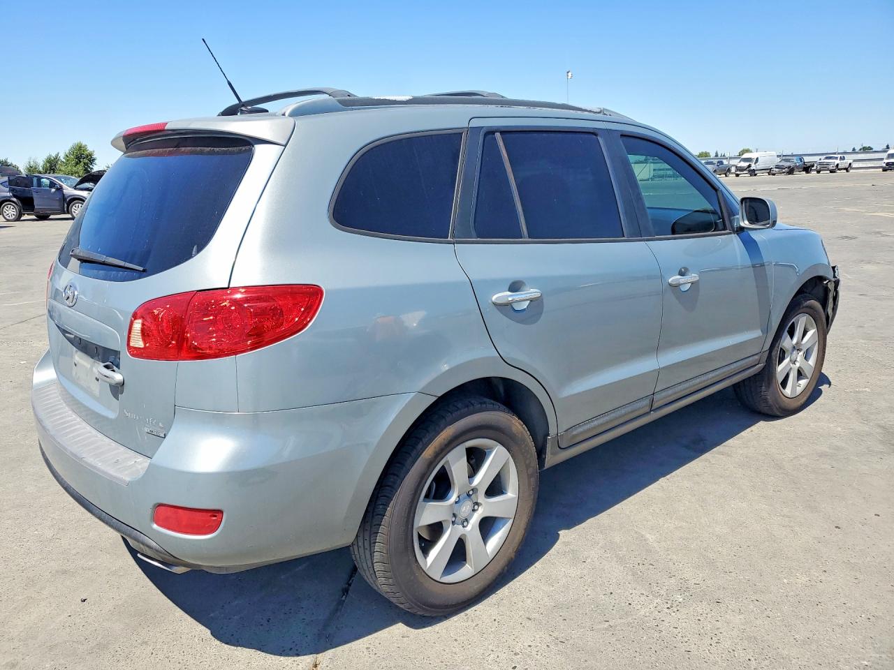 2007 Hyundai Santa Fe Se Gray vin: 5NMSH13E27H045207