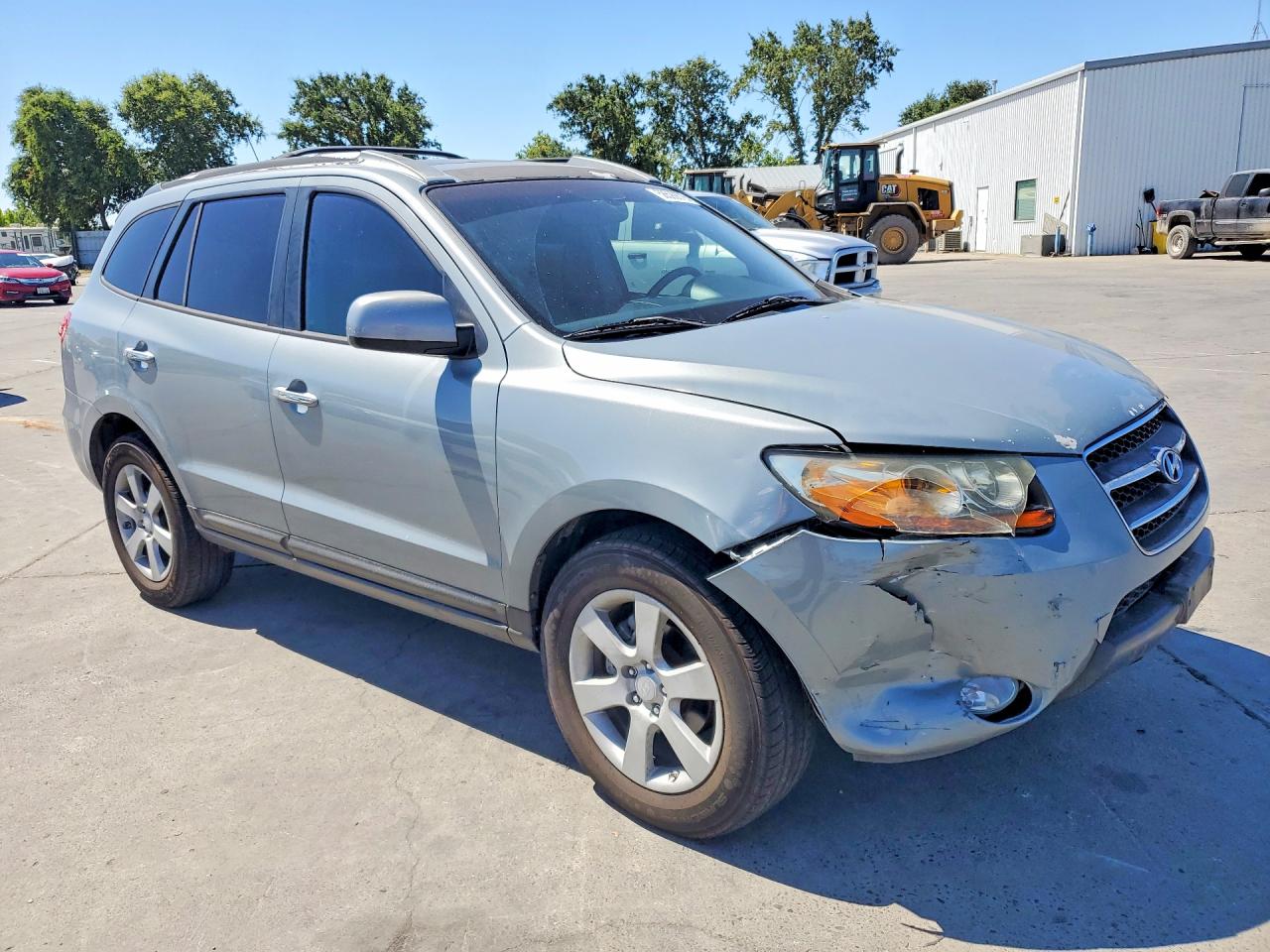 2007 Hyundai Santa Fe Se Gray vin: 5NMSH13E27H045207