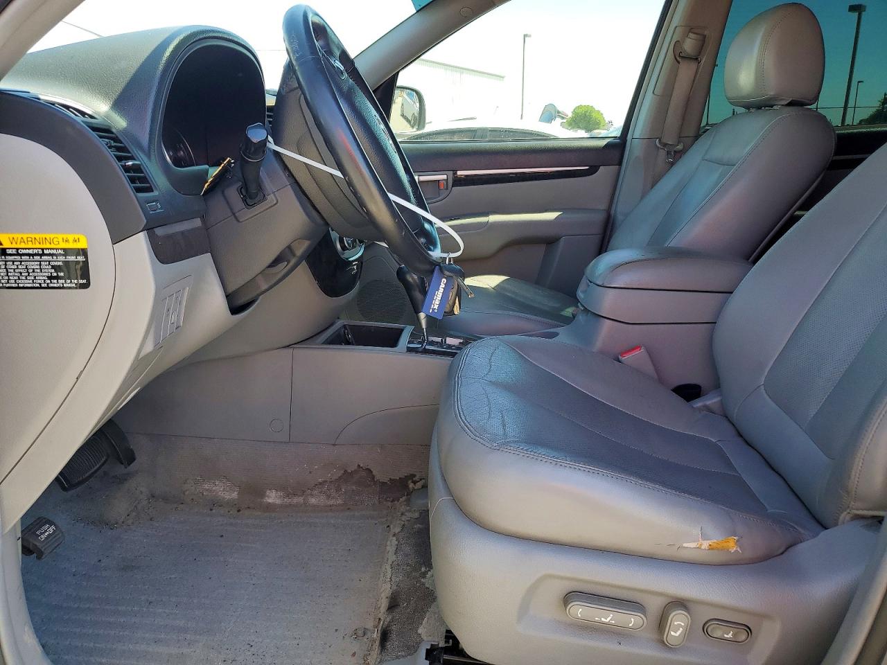 2007 Hyundai Santa Fe Se Gray vin: 5NMSH13E27H045207