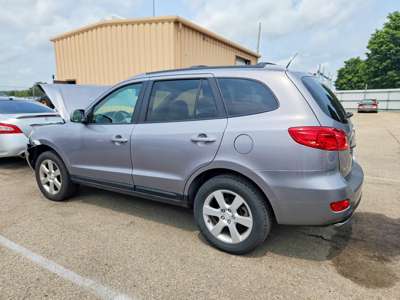 2007 Hyundai Santa Fe Se Silver vin: 5NMSH13E27H080071