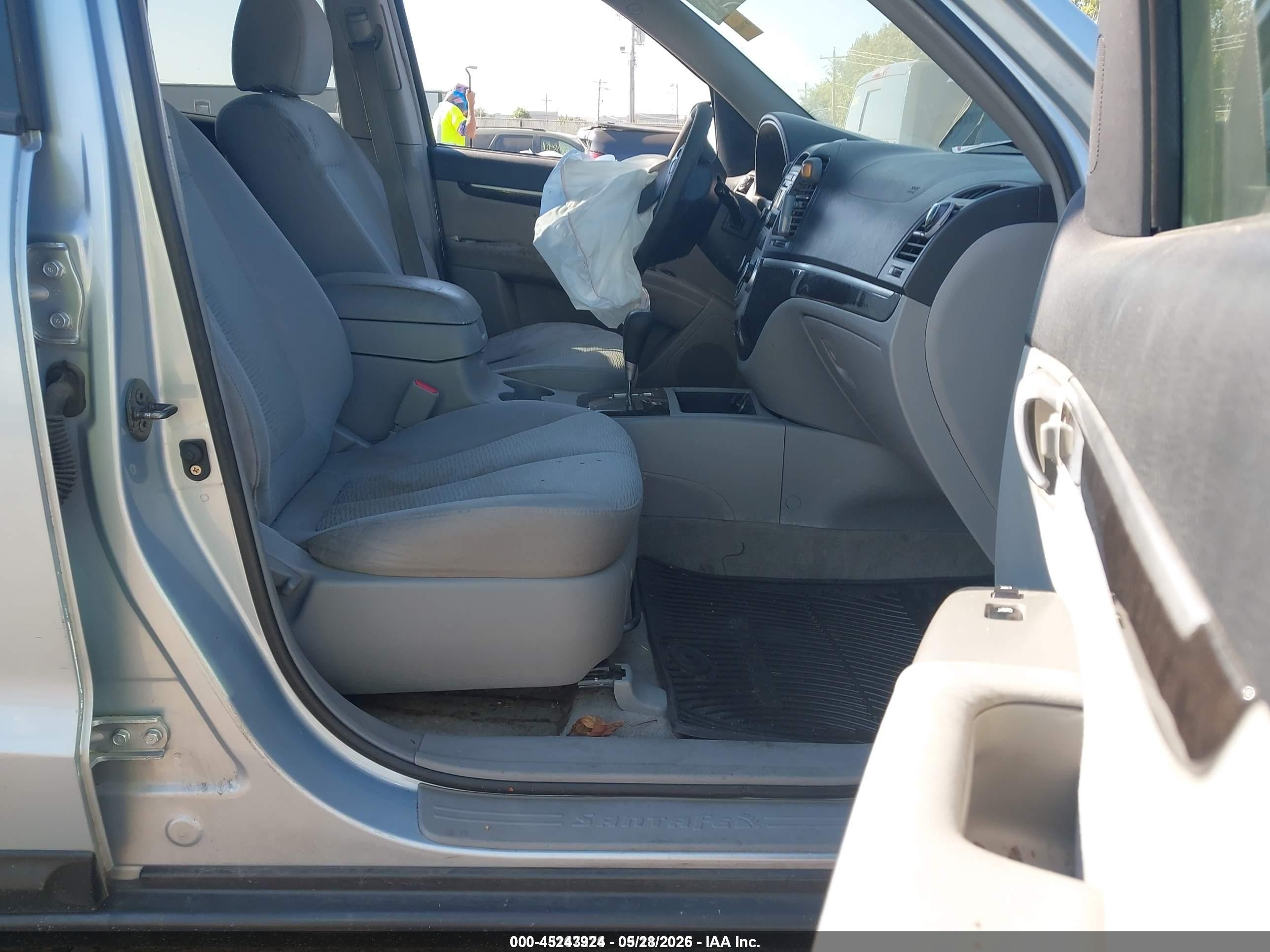 2007 Hyundai Santa Fe Limited/se Blue vin: 5NMSH13E27H083214
