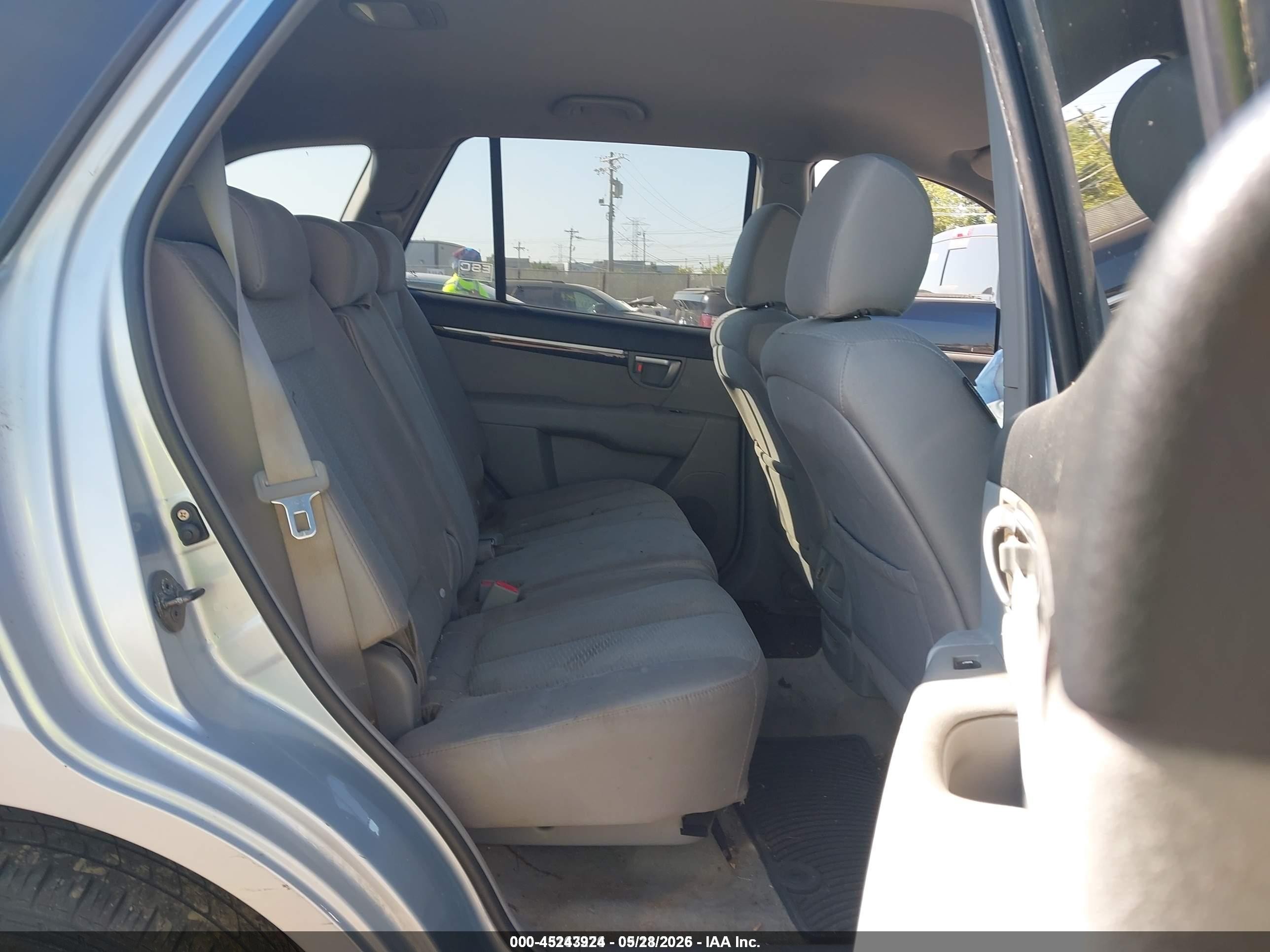 2007 Hyundai Santa Fe Limited/se Blue vin: 5NMSH13E27H083214