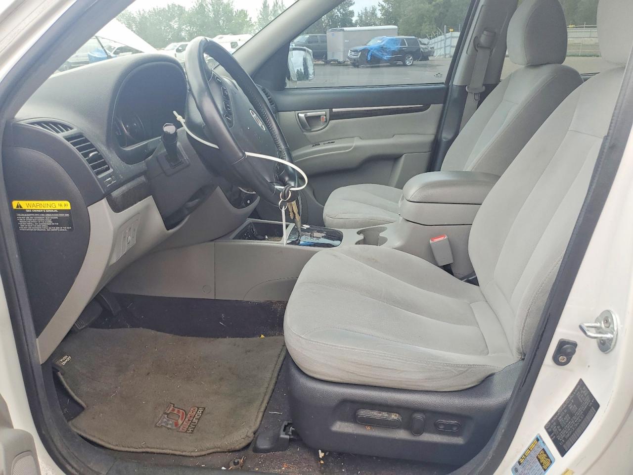 2009 Hyundai Santa Fe Se Белый vin: 5NMSH13E29H246365