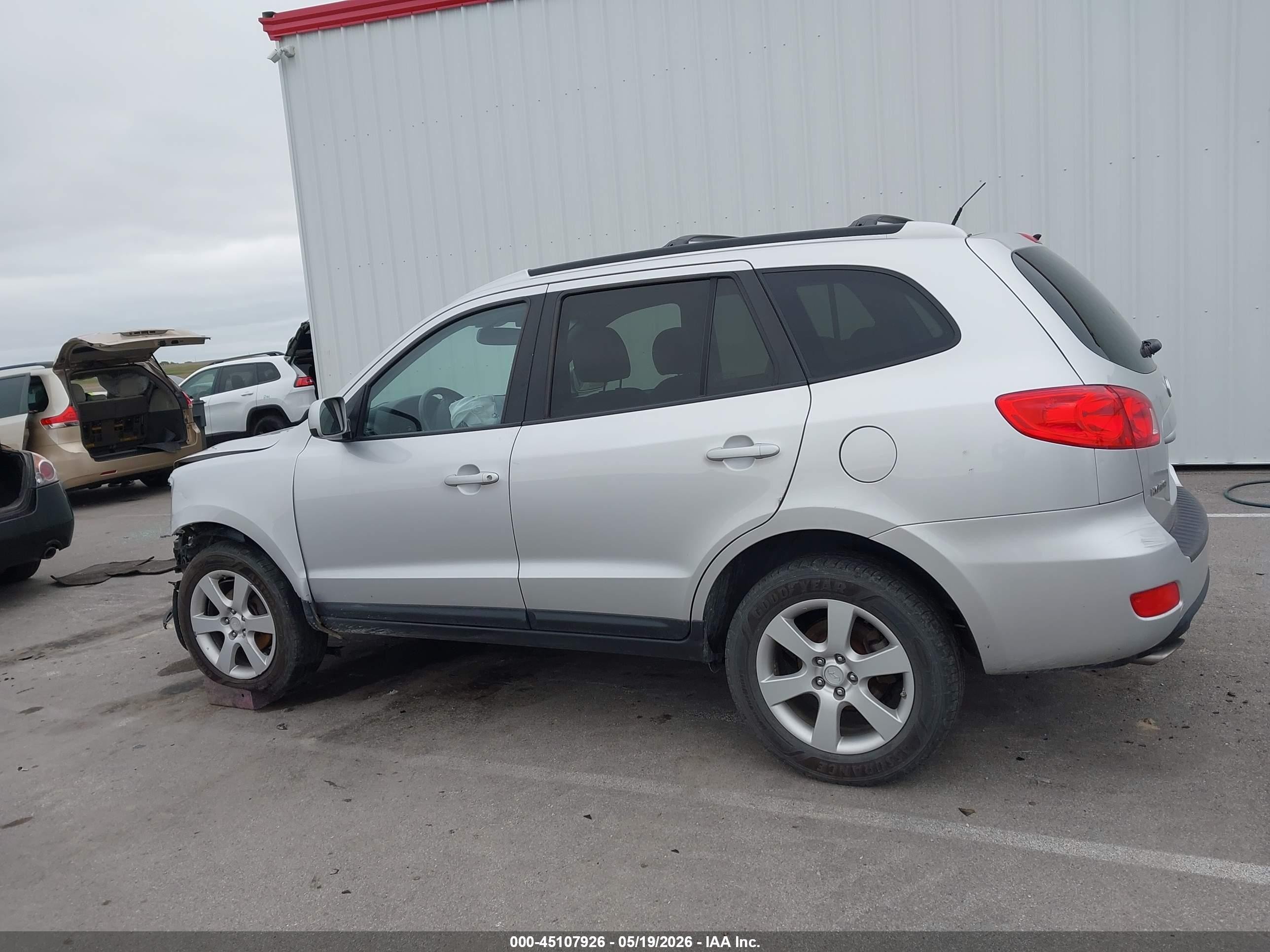 2009 Hyundai Santa Fe Se Серебряный vin: 5NMSH13E29H249119