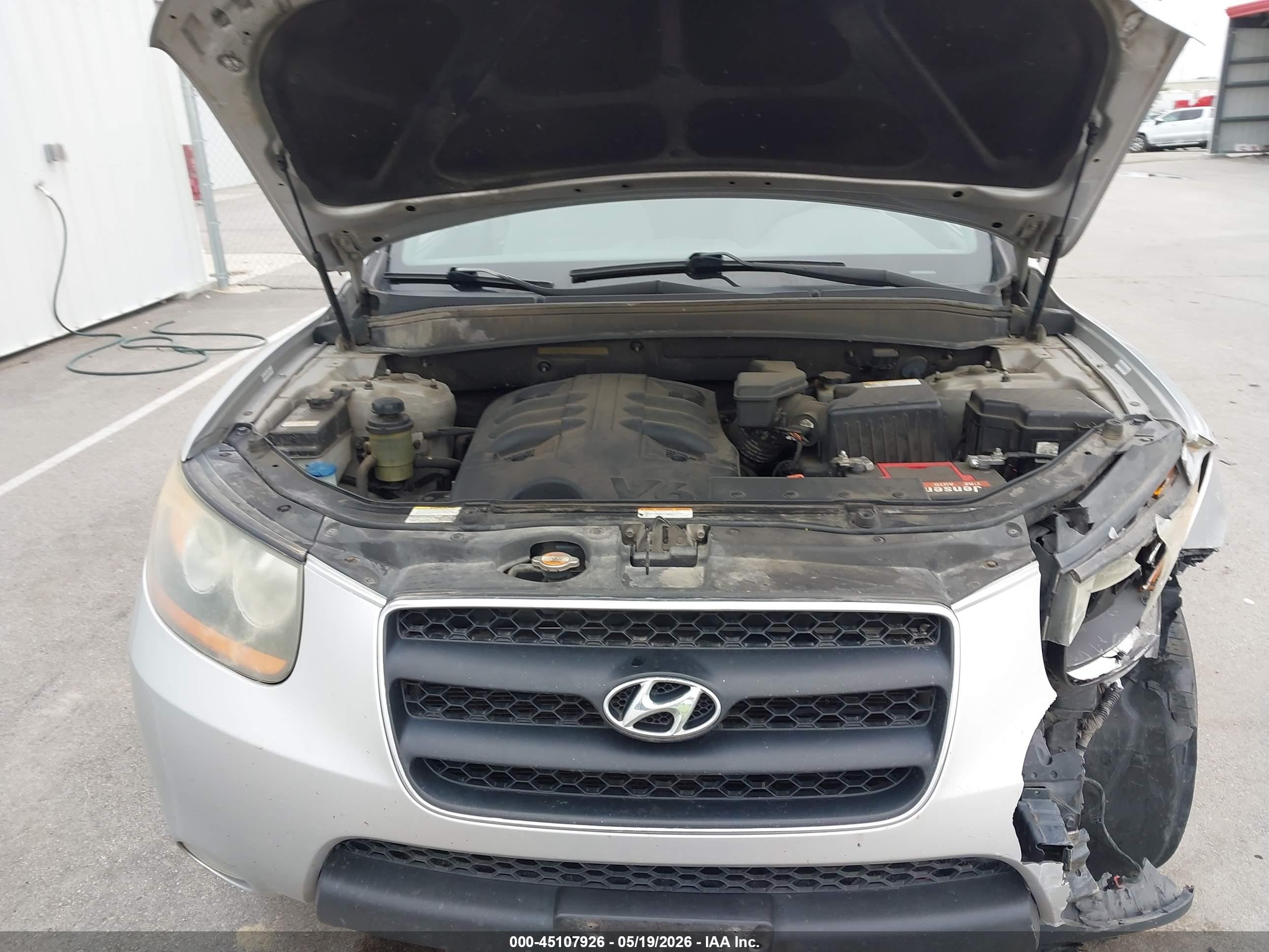 2009 Hyundai Santa Fe Se Серебряный vin: 5NMSH13E29H249119
