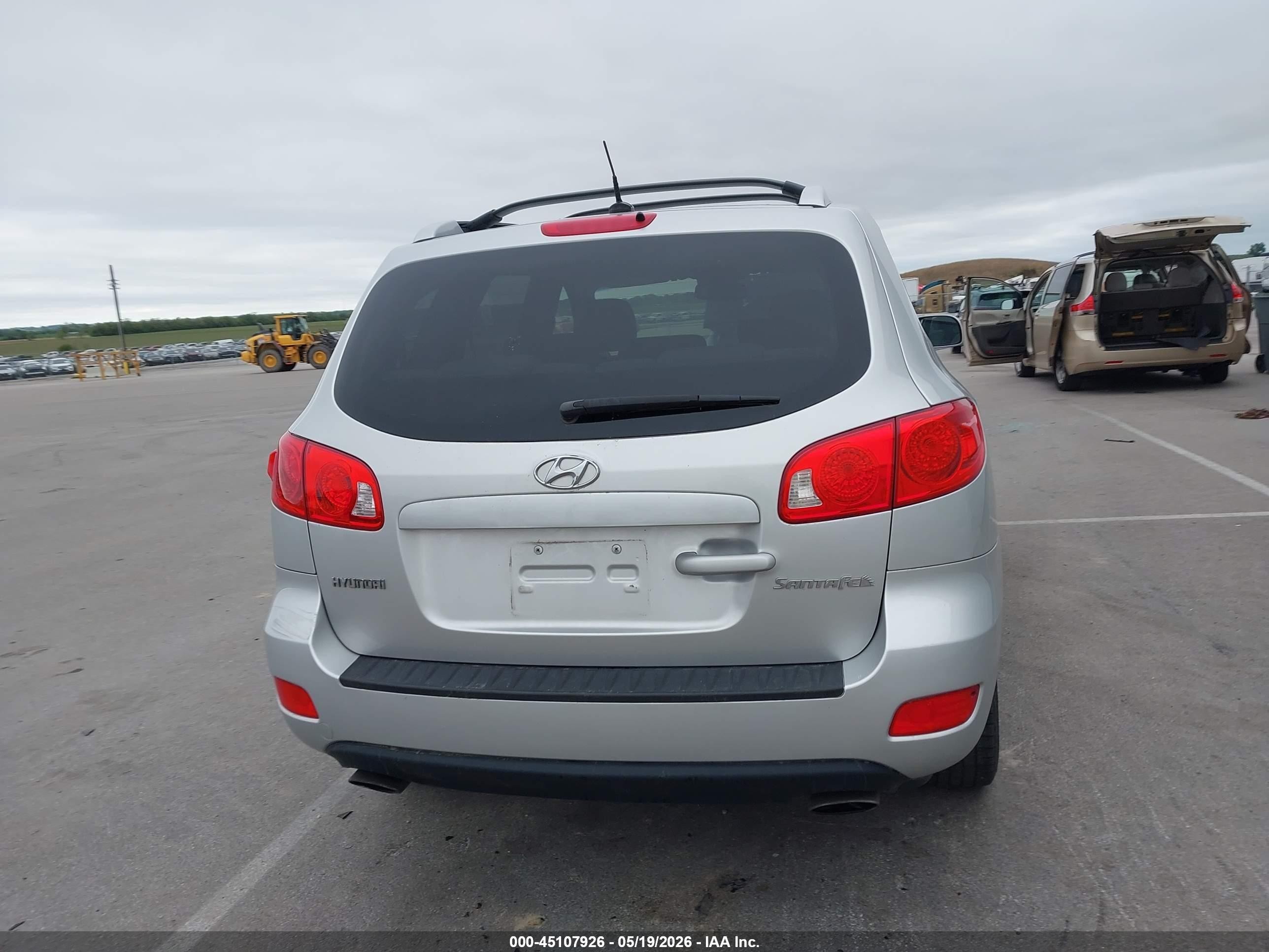 2009 Hyundai Santa Fe Se Серебряный vin: 5NMSH13E29H249119