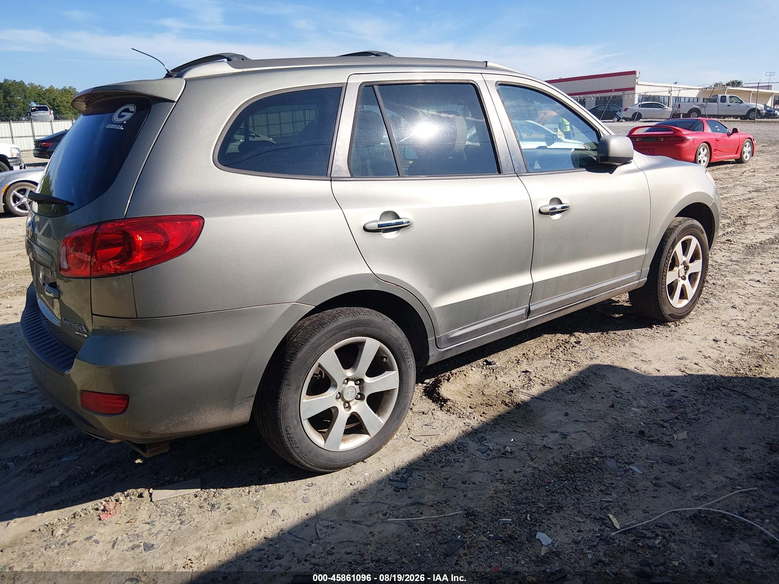 2009 Hyundai Santa Fe Limited Gray vin: 5NMSH13E29H253543
