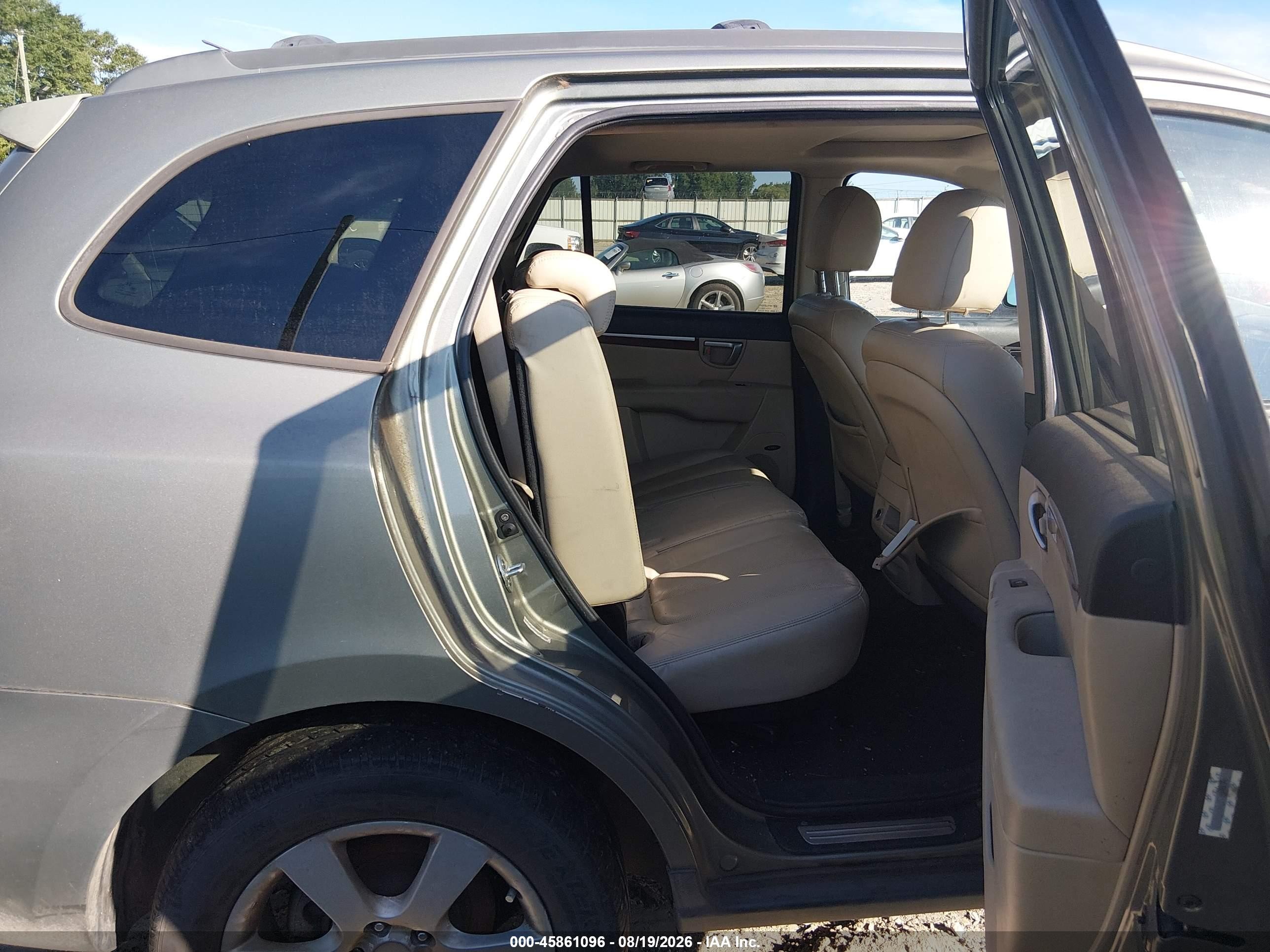 2009 Hyundai Santa Fe Limited Gray vin: 5NMSH13E29H253543