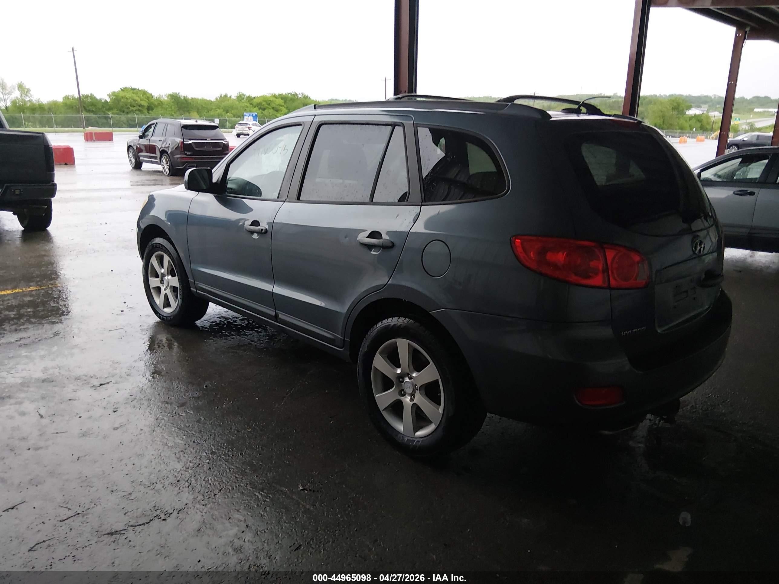 2009 Hyundai Santa Fe Se Blue vin: 5NMSH13E29H267765